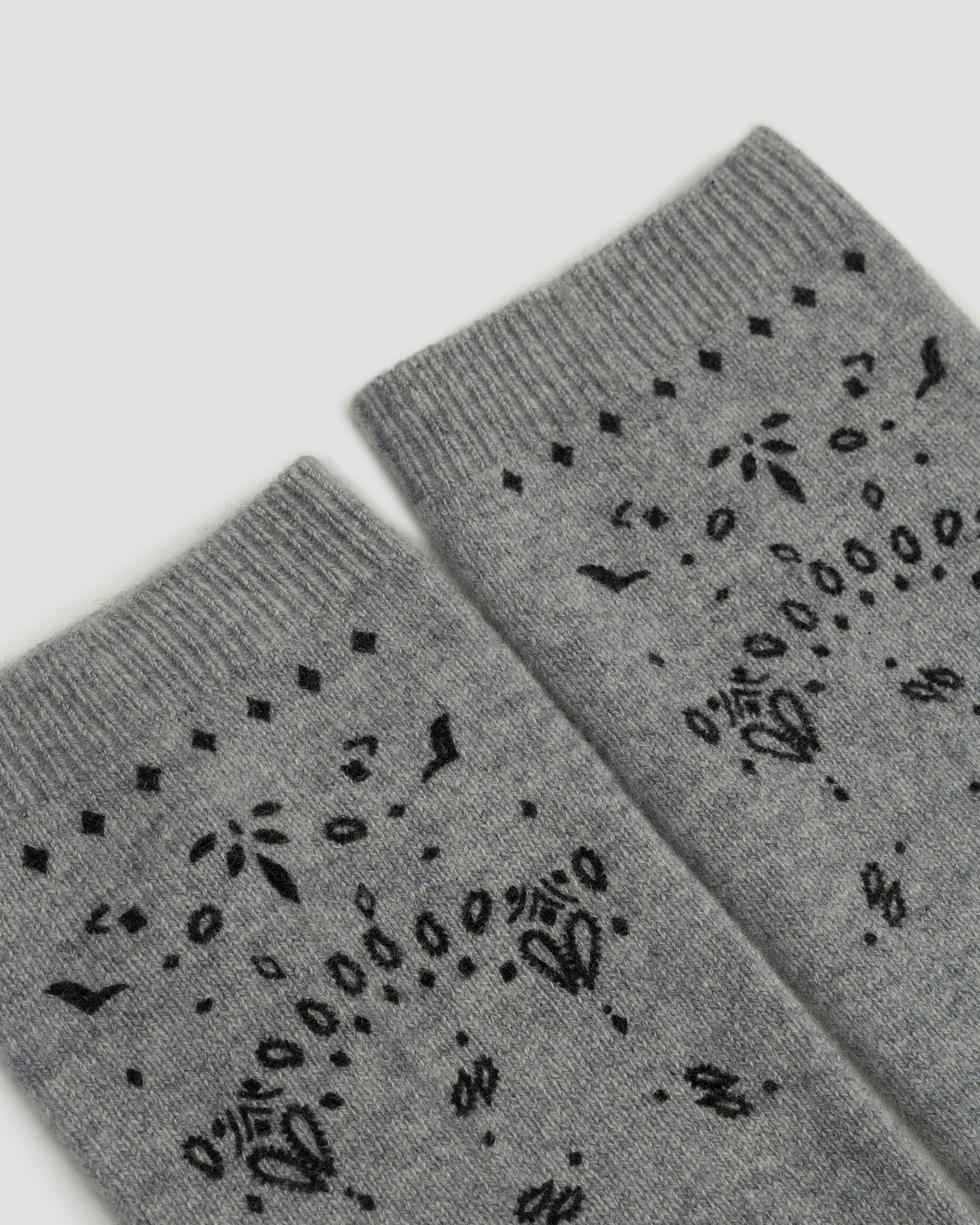 Women's cashmere socks Kujten Sig Bandana