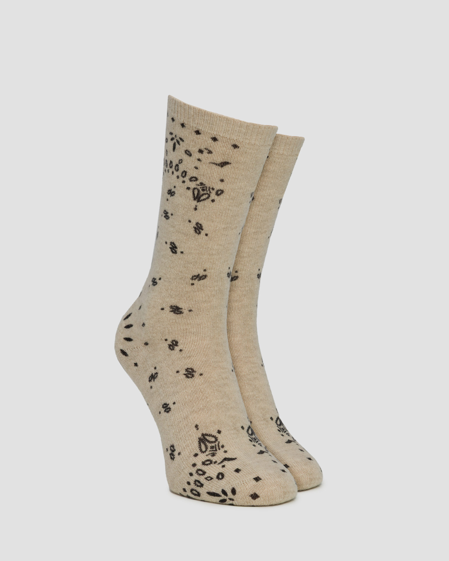 Women's cashmere socks Kujten Sig Bandana