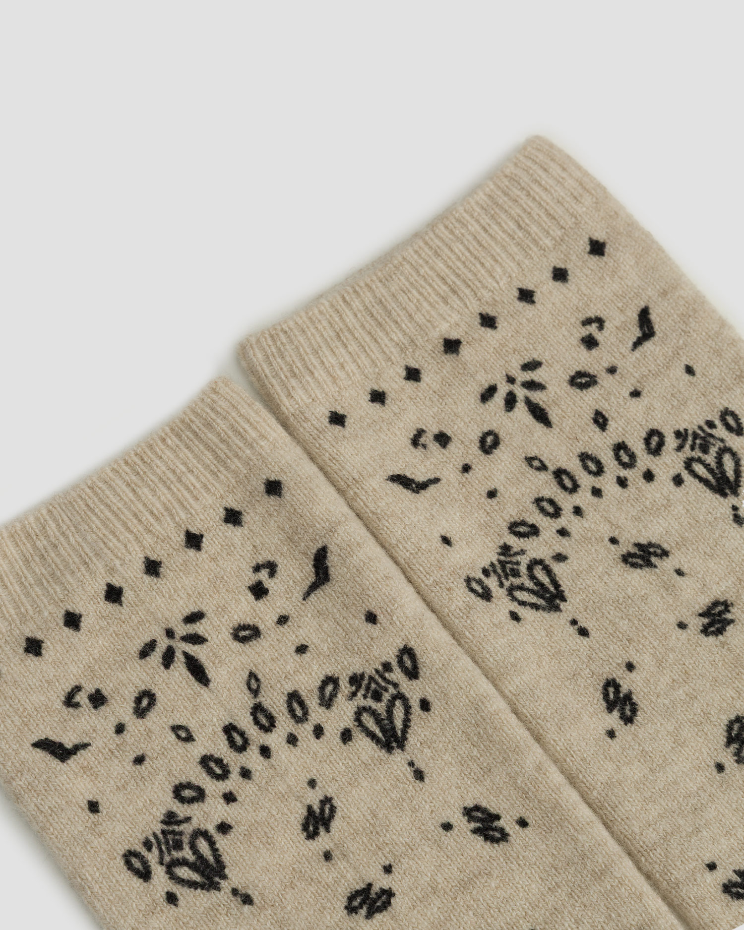 Women's cashmere socks Kujten Sig Bandana