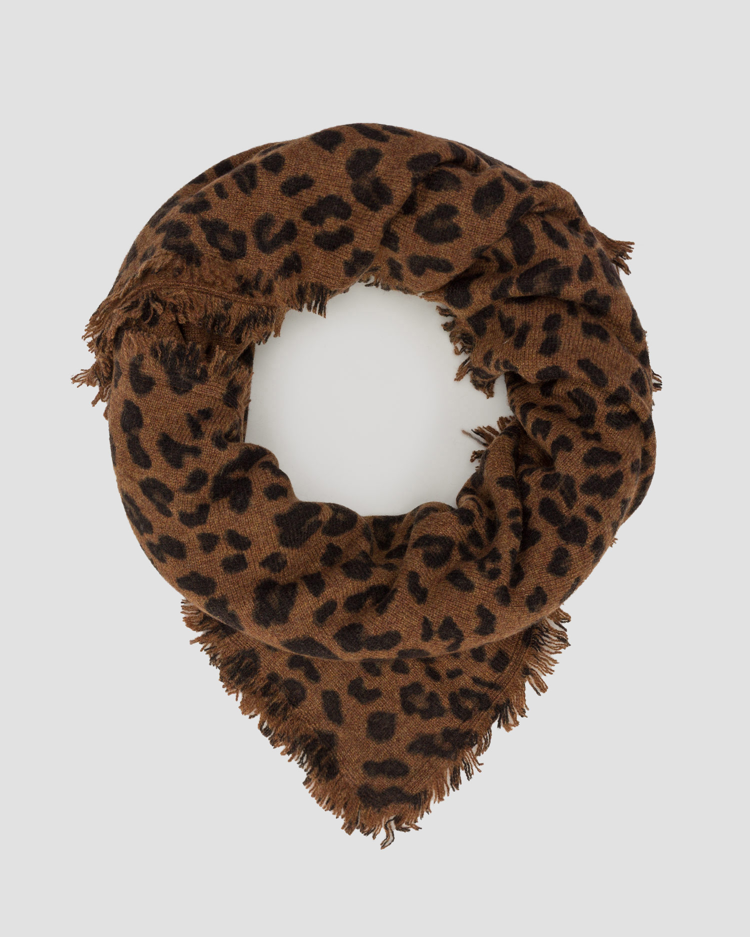 Kujten Hachiko Leopard Kaschmirschal für Damen