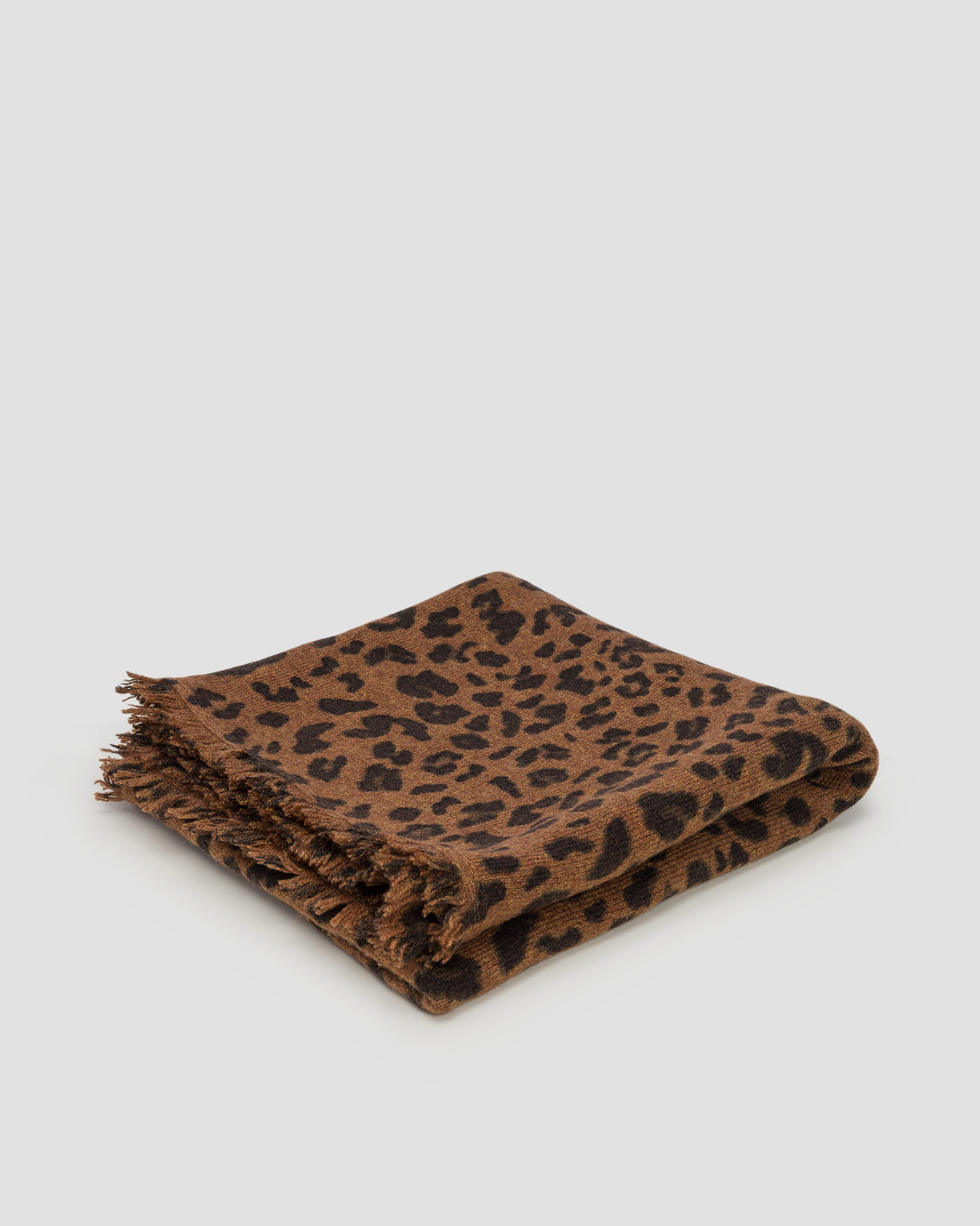 Kujten Hachiko Leopard Kaschmirschal für Damen