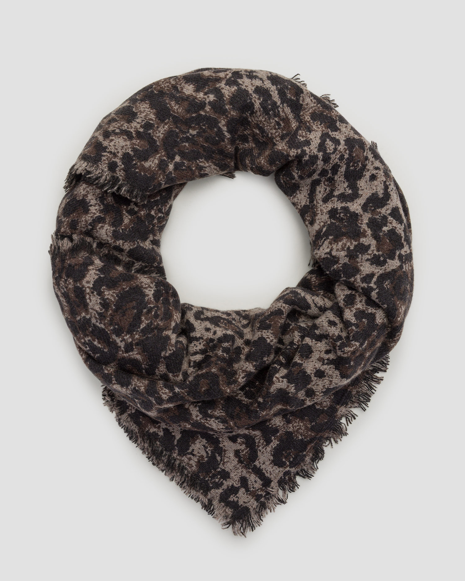 Kujten Hachiko Snow Panther Kaschmirschal für Damen