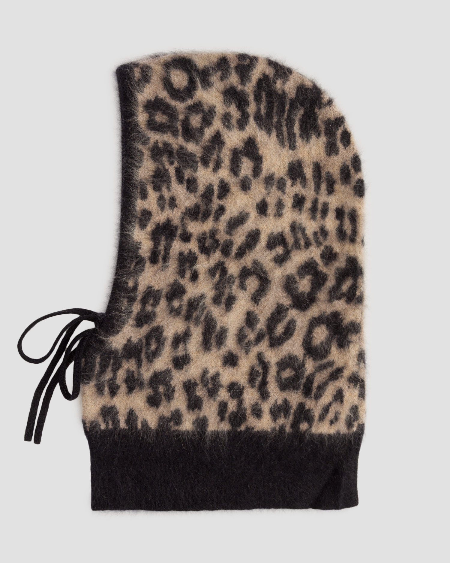 Fular circular din cașmir pentru femei Kujten Sybel Fluffy Leopard