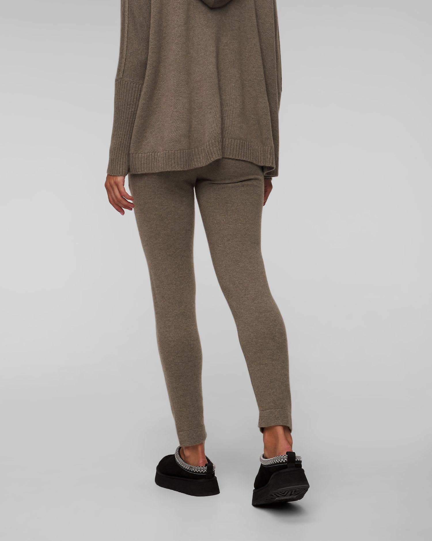 Leggings en cachemire verts pour femmes Kujten Joggy 2