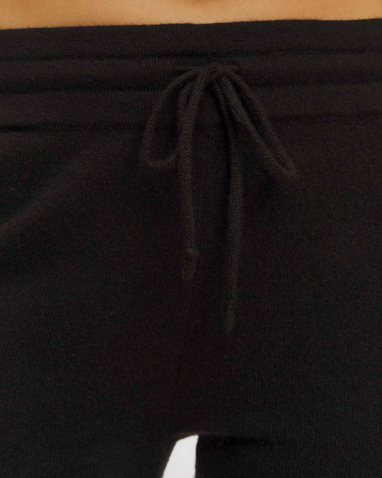 Colanți negri din cașmir pentru femei Kujten Joggy 2