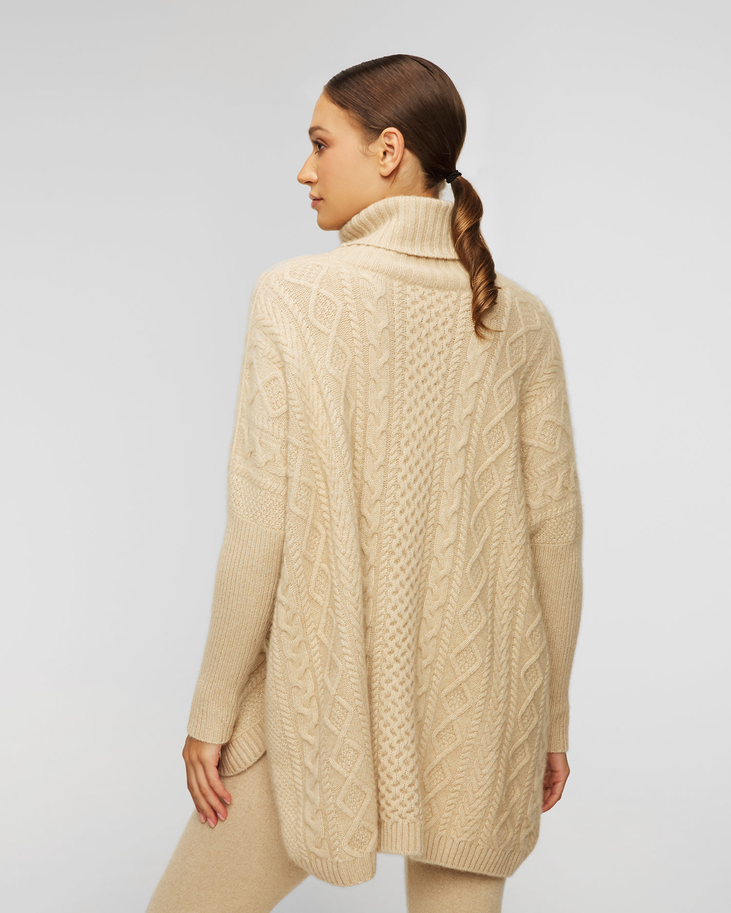 Poncho en cachemire pour femmes Kujten Tami