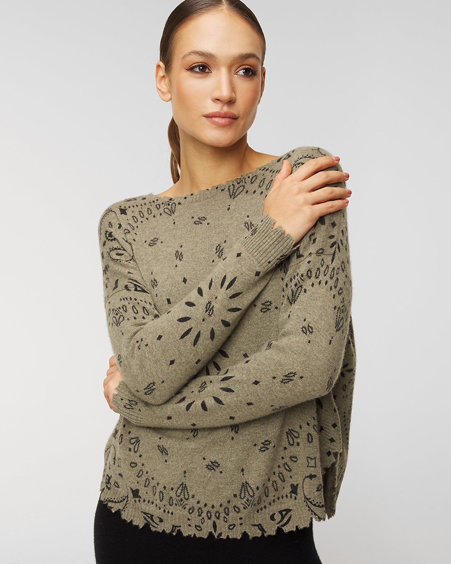 Pull en cachemire KUJTEN MELA BANDANA