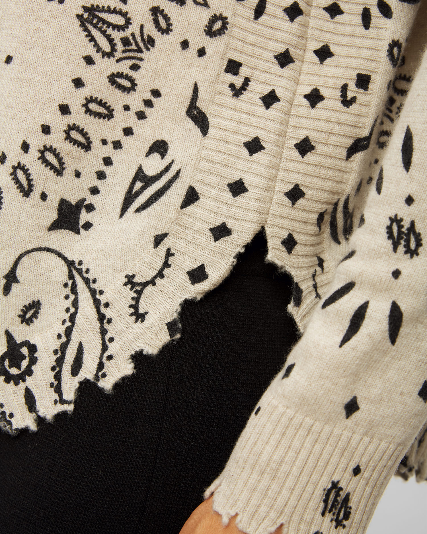 Pulover din cașmir pentru femei Kujten Mela Bandana