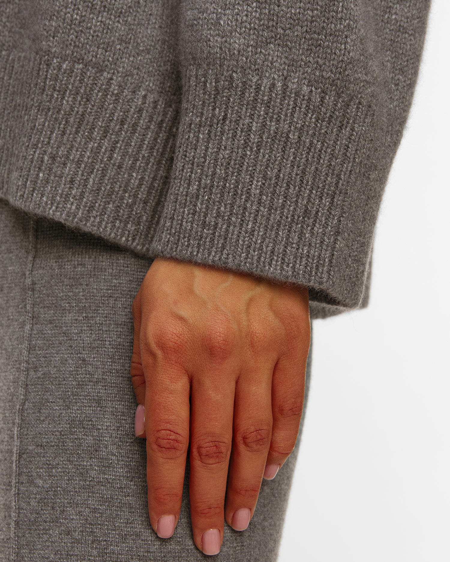 Kujten Diane Kaschmirpullover für Damen in Grau