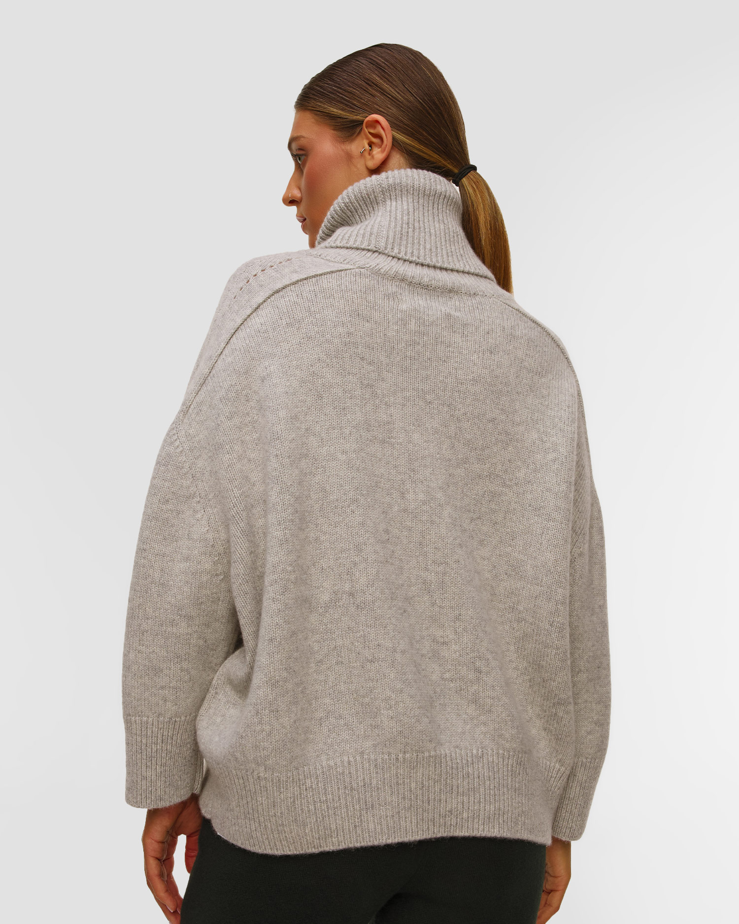 Kujten Diana Kaschmirpullover für Damen in Grau