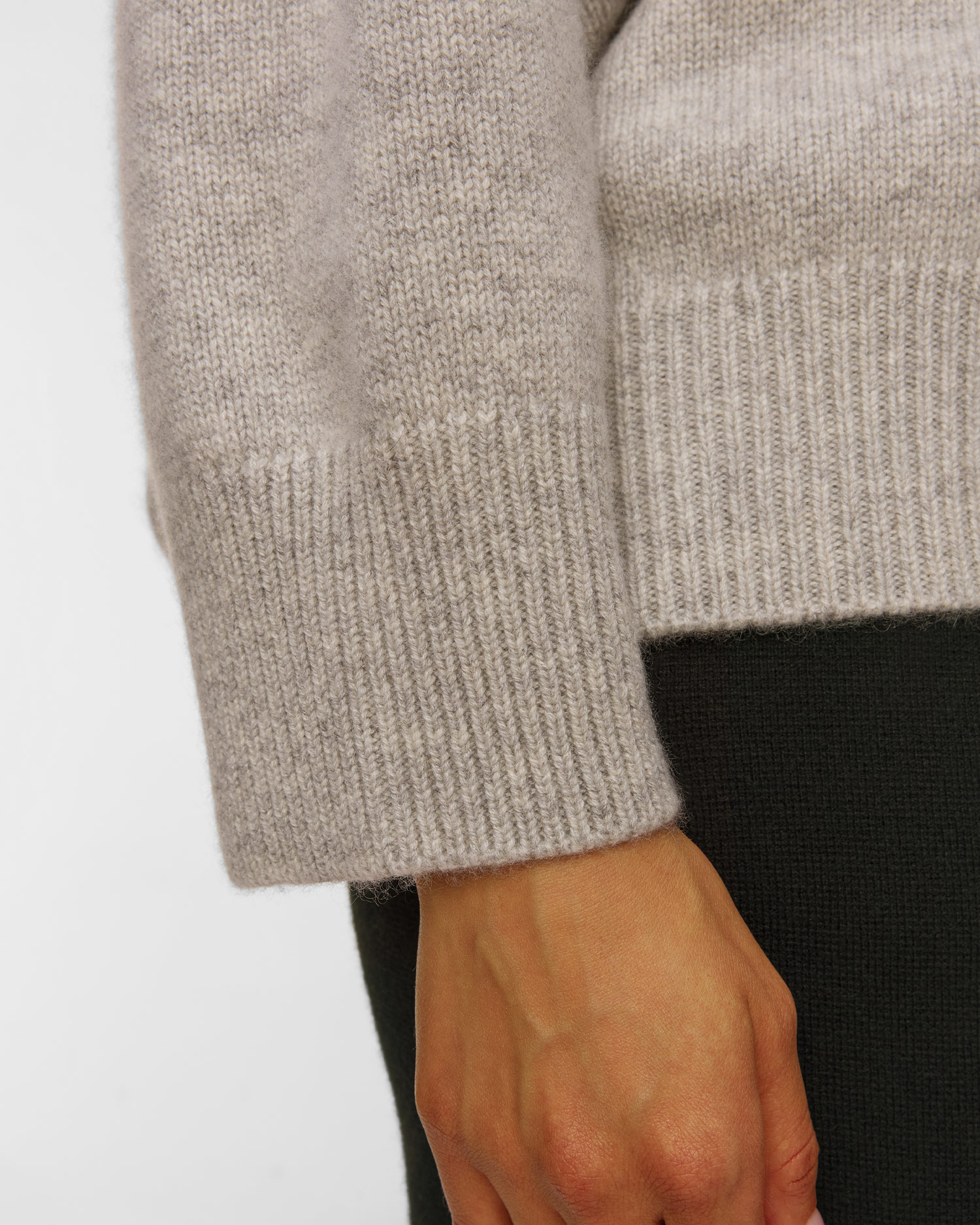 Kujten Diana Kaschmirpullover für Damen in Grau