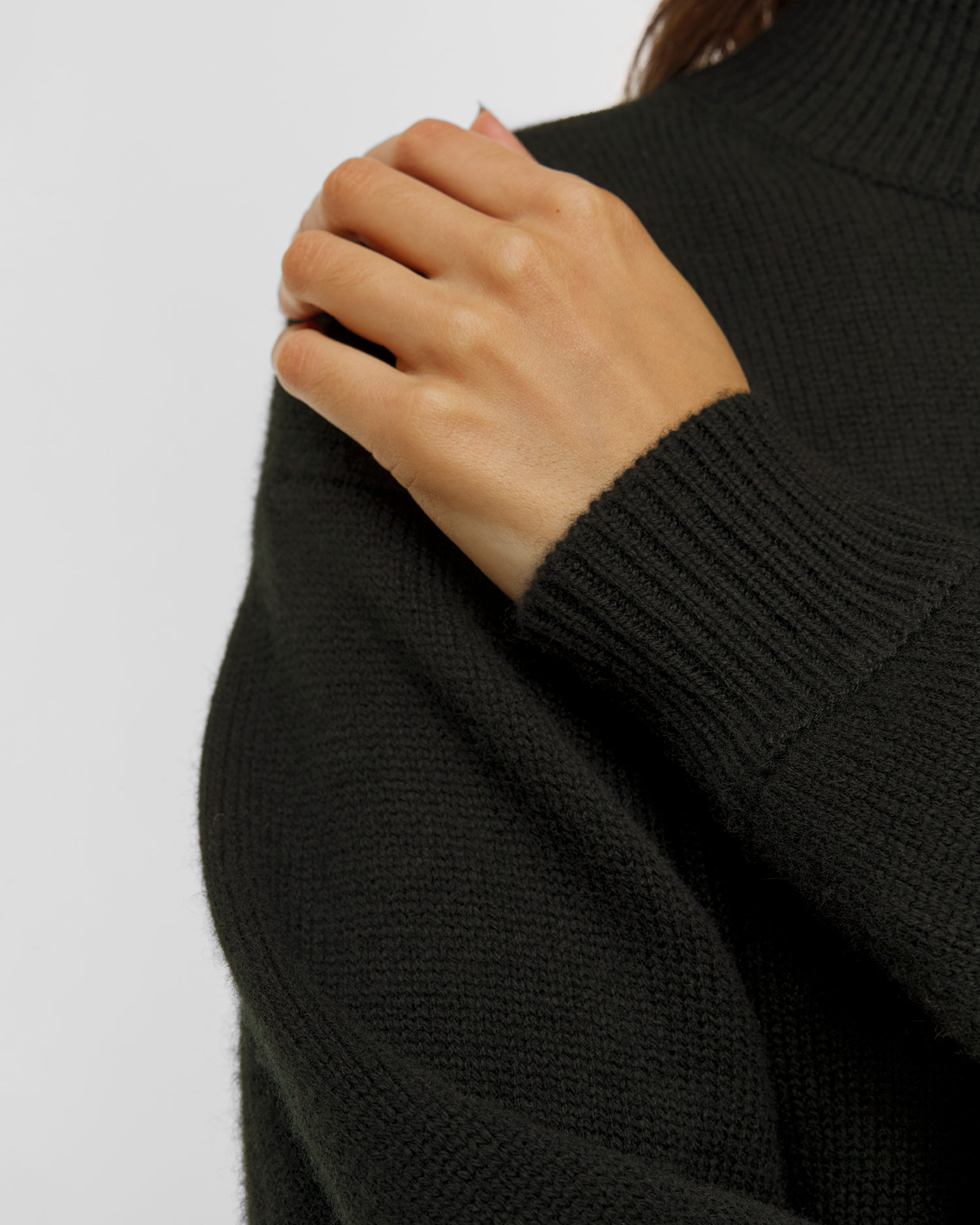 Kujten Fany Damenpullover aus aus Kaschmir in Schwarz