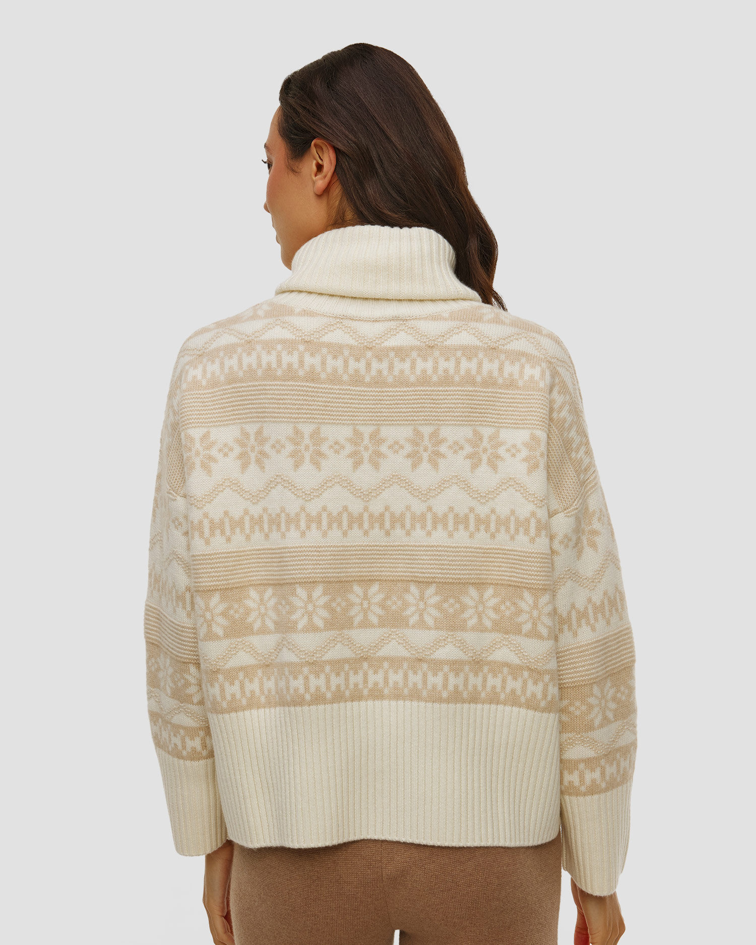 Kujten Loulou Flake Rollkragenpullover aus Kaschmir