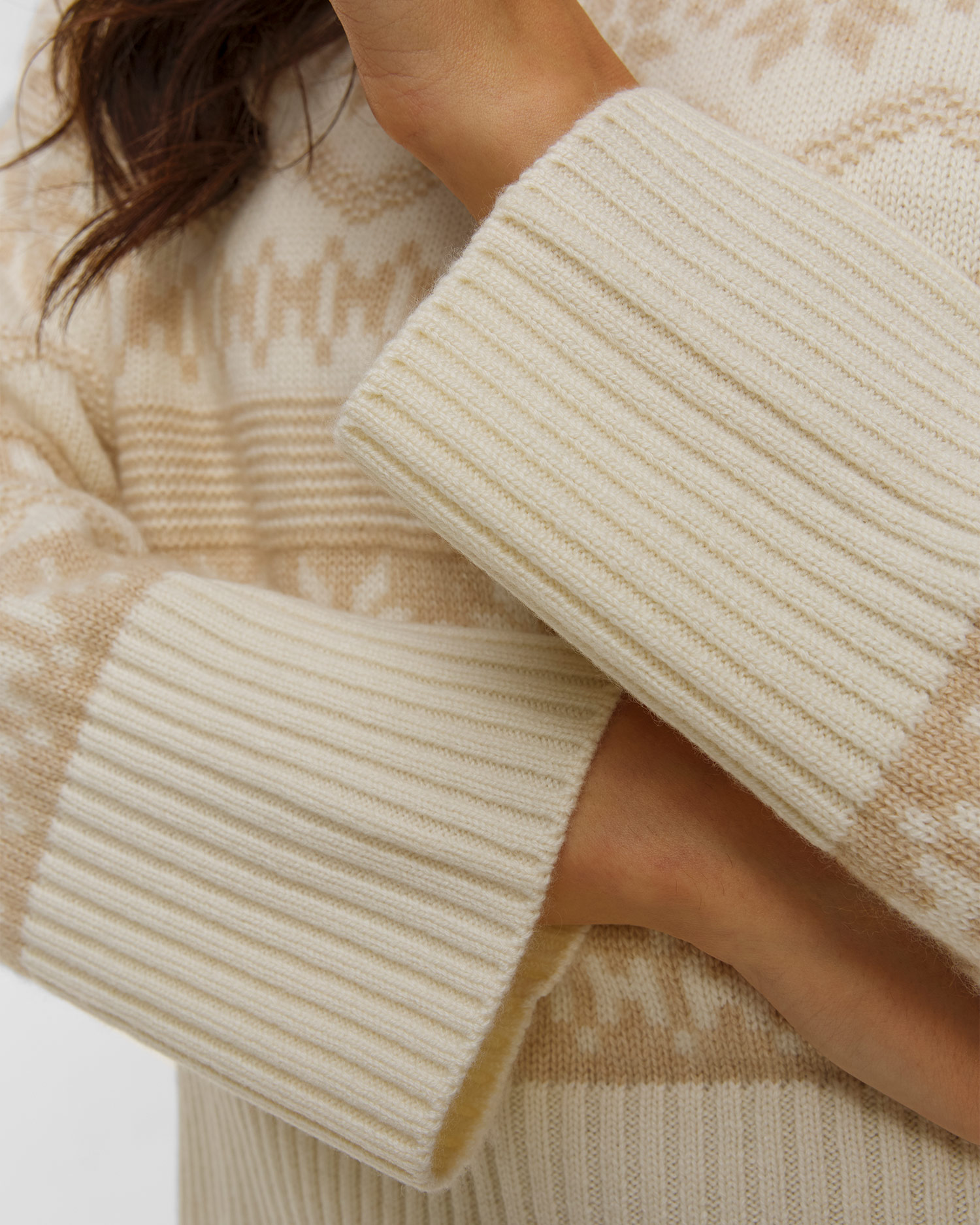 Kujten Loulou Flake Rollkragenpullover aus Kaschmir