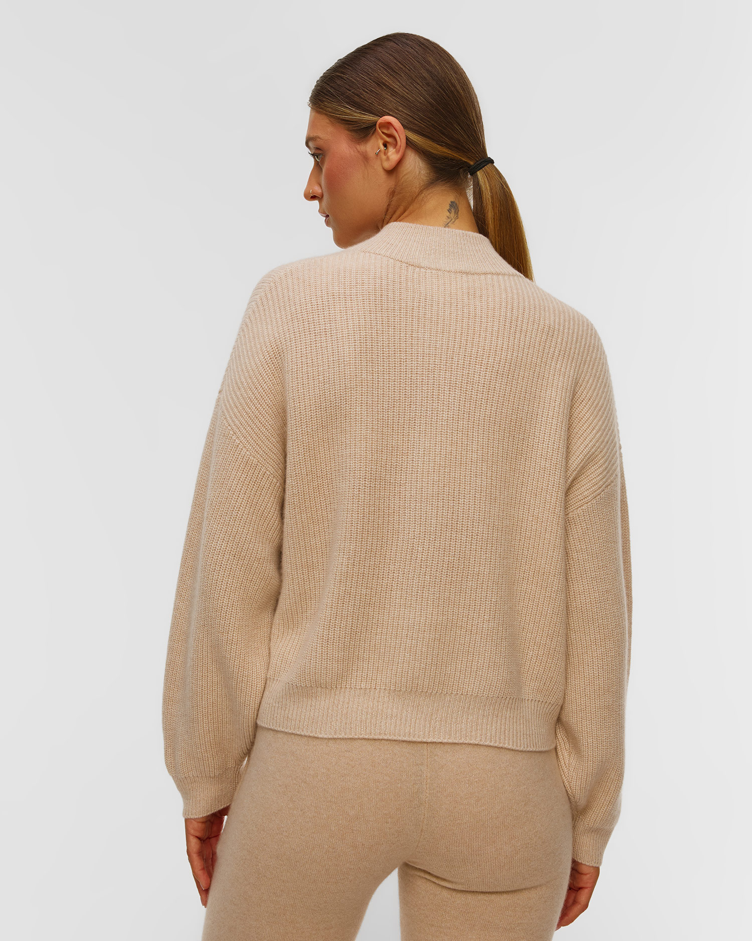 Kujten Milan Cardigan aus Kaschmir für Damen in Beige
