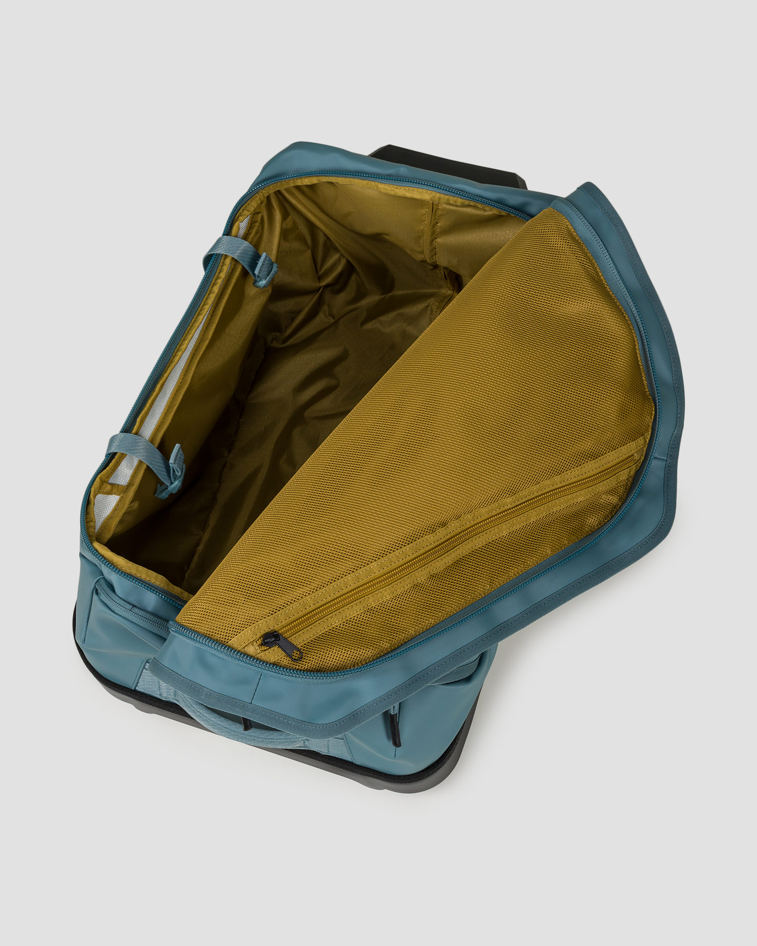 Thule Chasm Carry On Wheeled Duffel Bag 40L Reisetasche mit Rollen in Grau und Blau