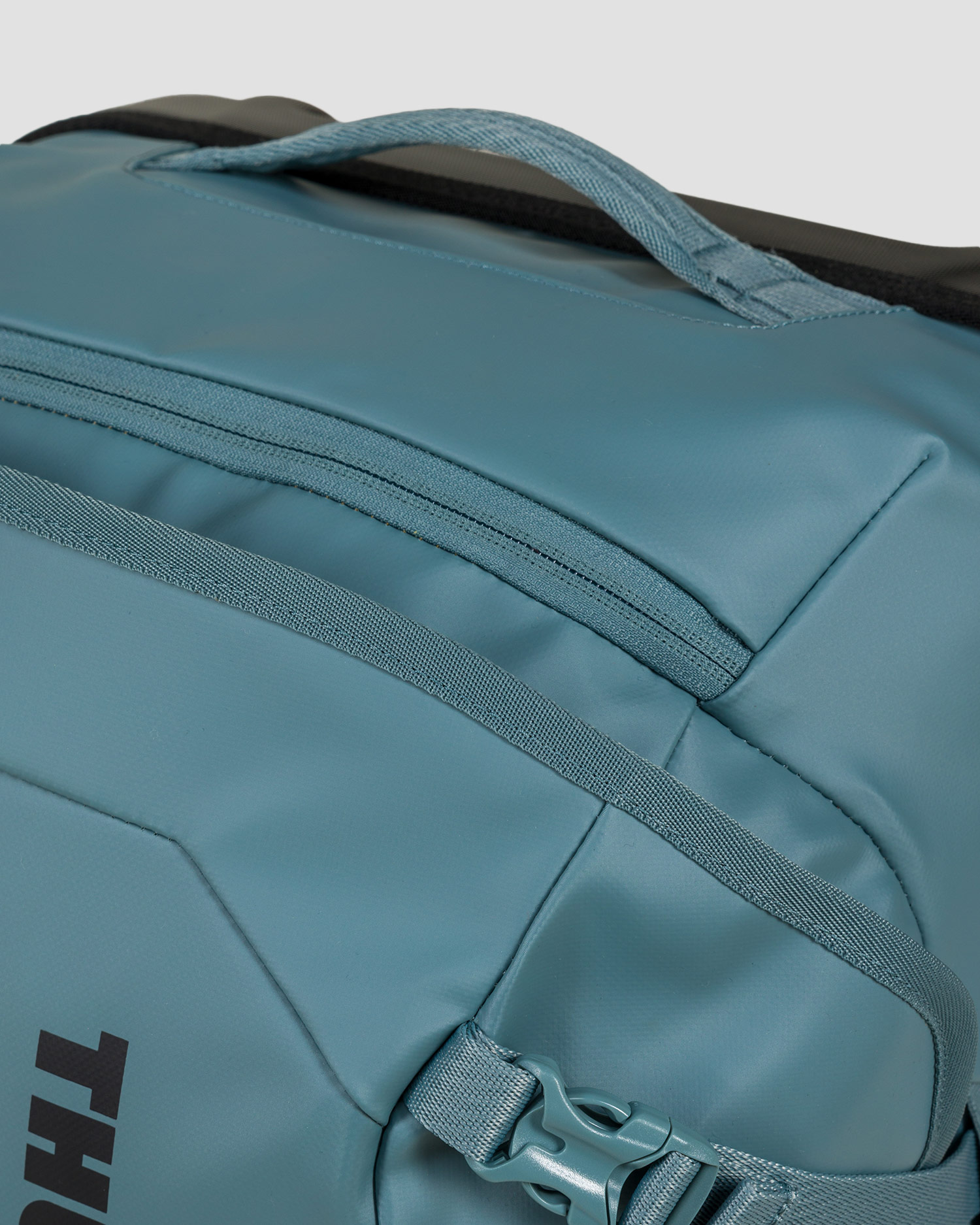 Thule Chasm Carry On Wheeled Duffel Bag 40L Reisetasche mit Rollen in Grau und Blau
