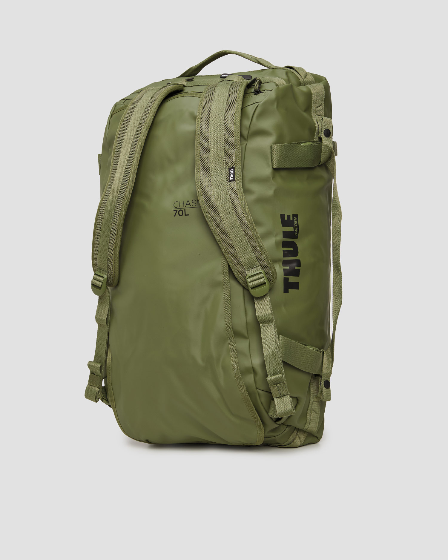 Geantă de voiaj 2 în 1 verde Thule Chasm Duffel Bag 70L