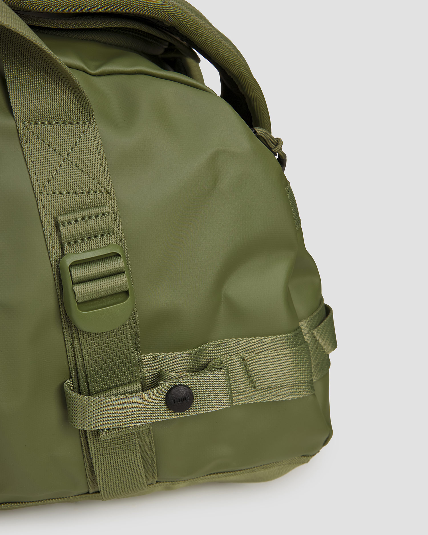 Geantă de voiaj 2 în 1 verde Thule Chasm Duffel Bag 70L