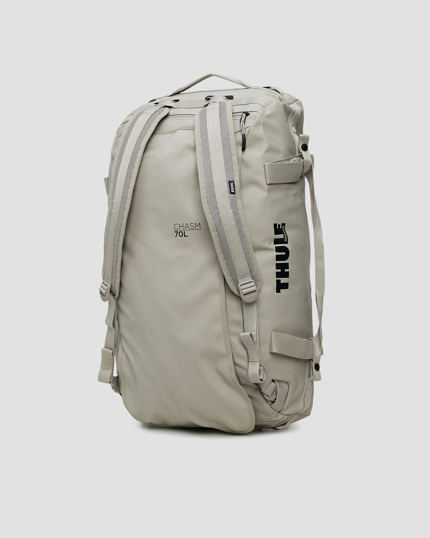 Torba podróżna 2w1 Thule Chasm Duffel Bag 70L beżowa