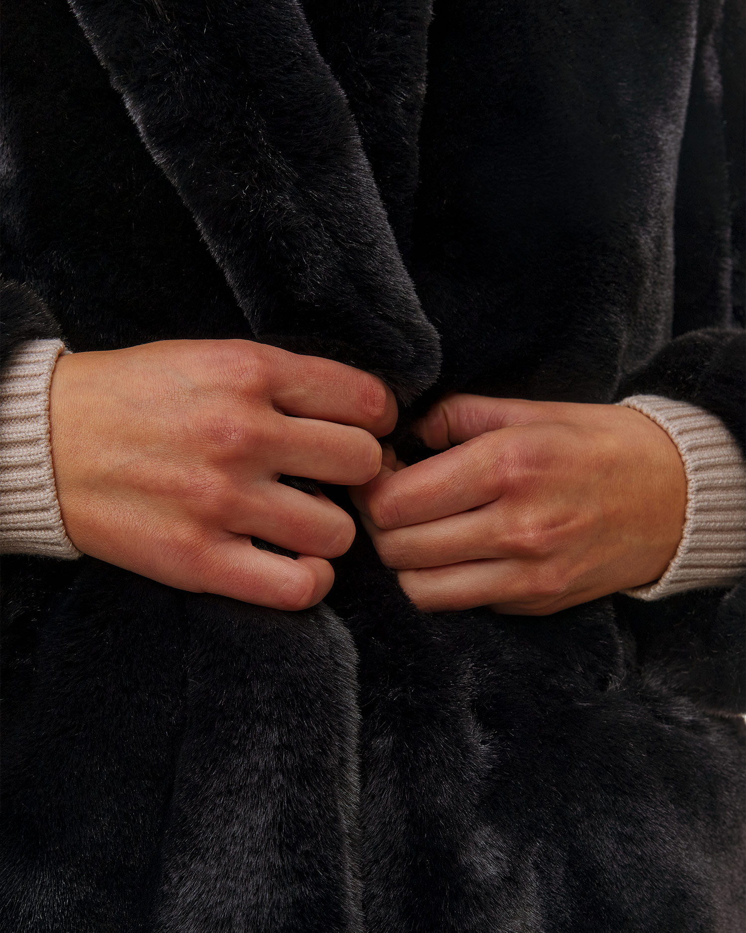 Manteau en fourrure MAISON R&C CHIARA