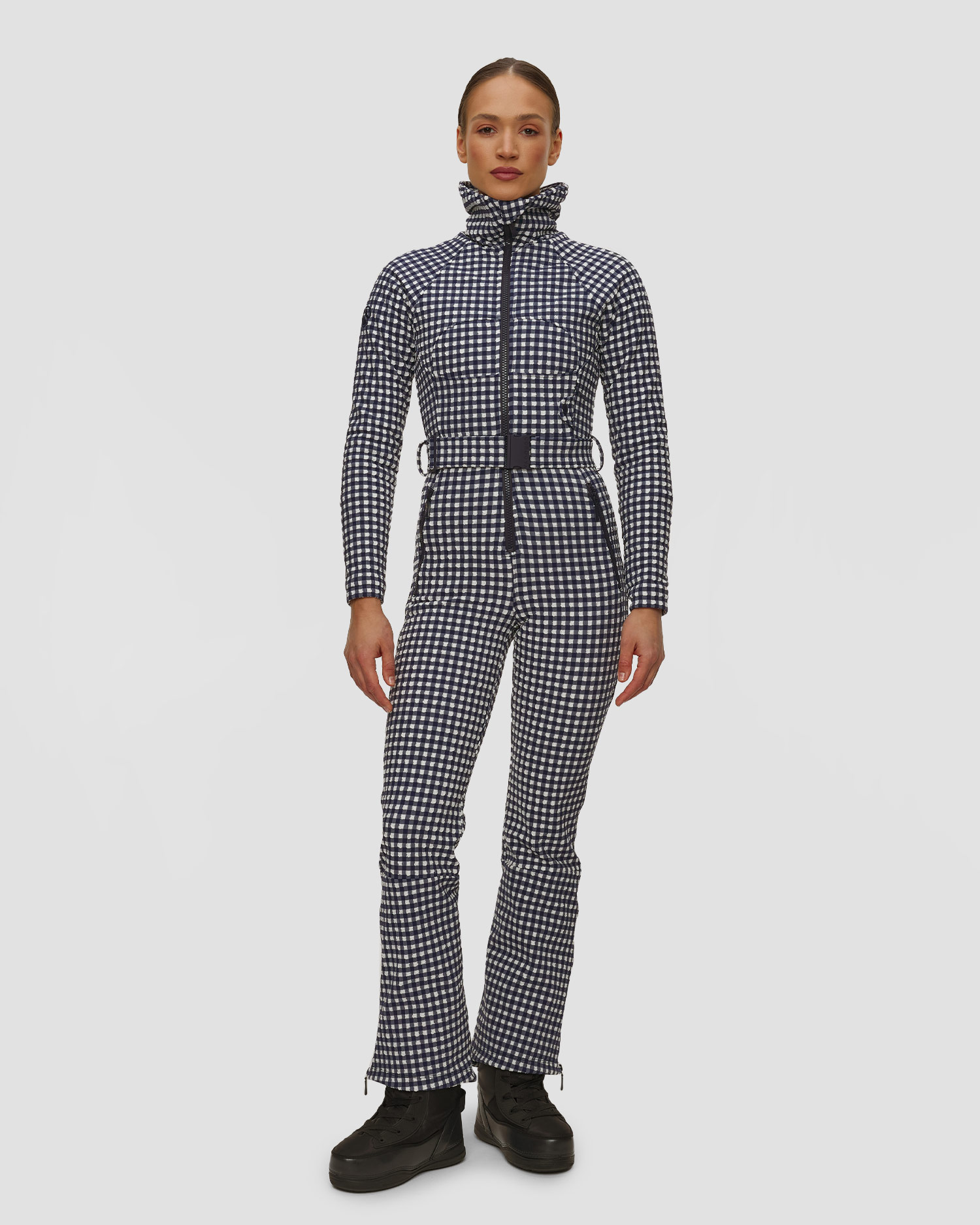 Women's checkered ski suit Cordova Chatel