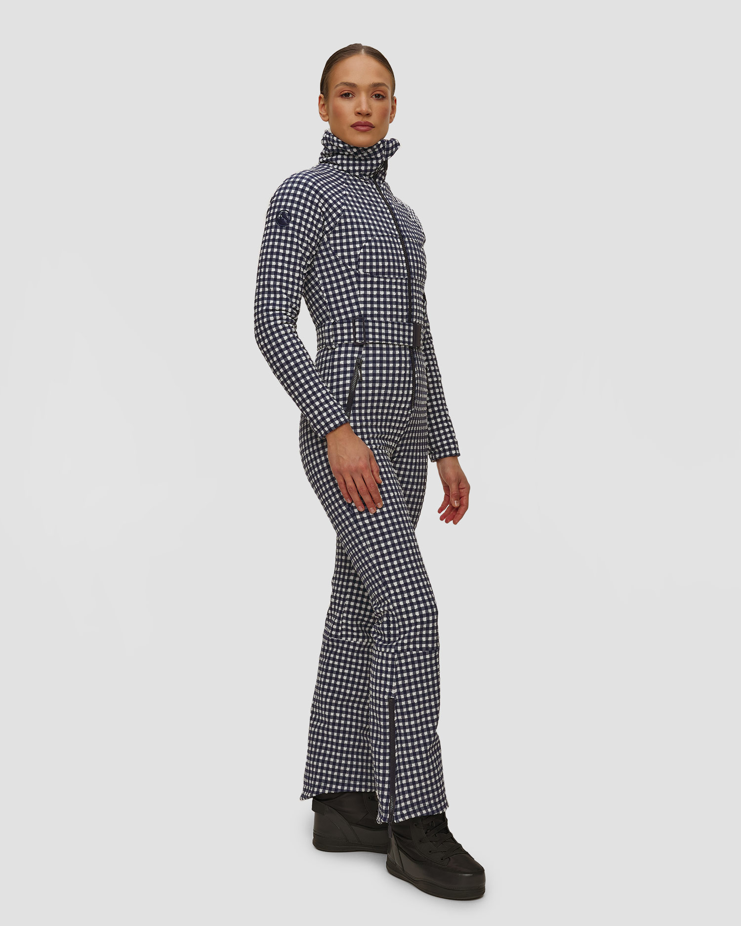 Women's checkered ski suit Cordova Chatel