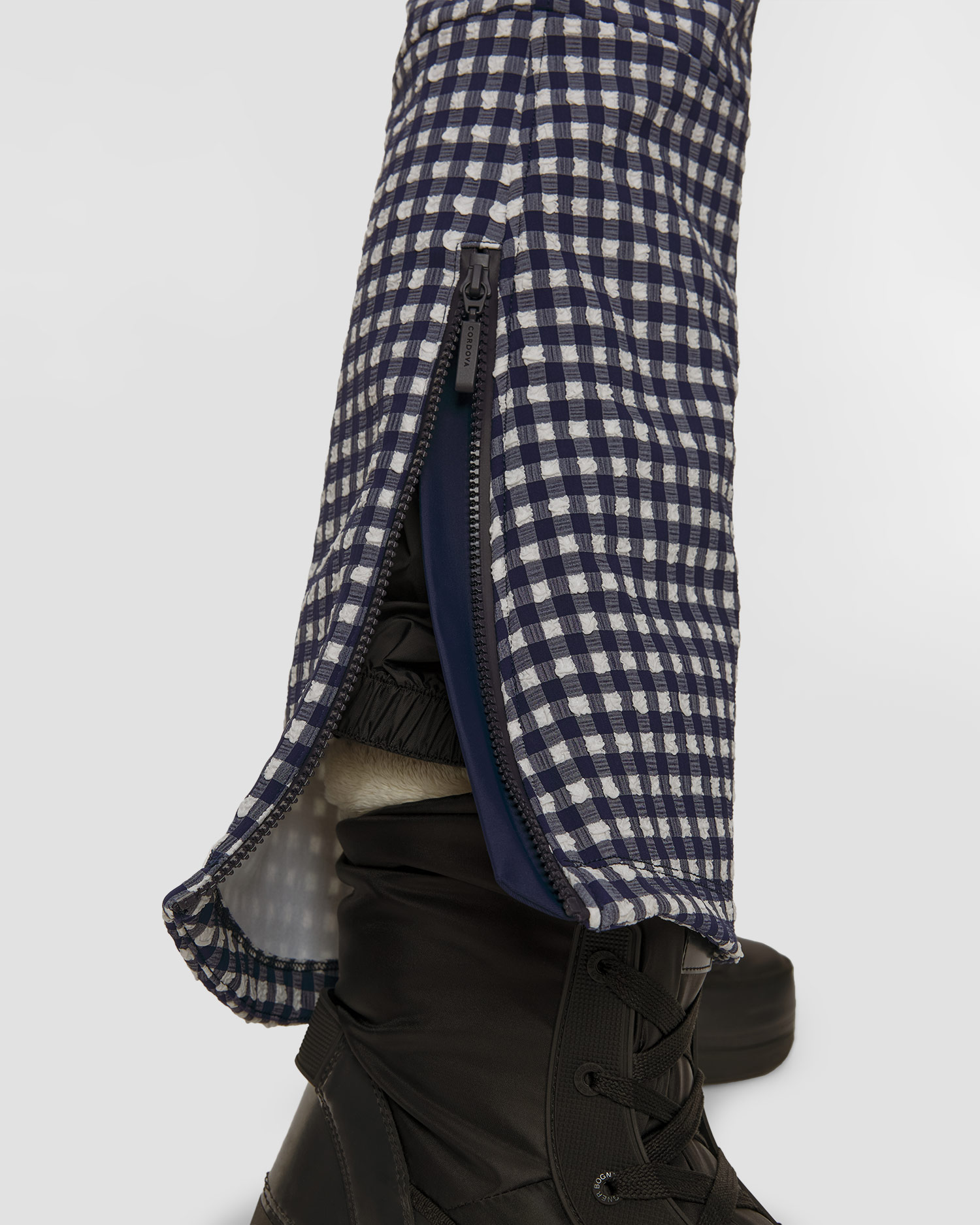 Women's checkered ski suit Cordova Chatel
