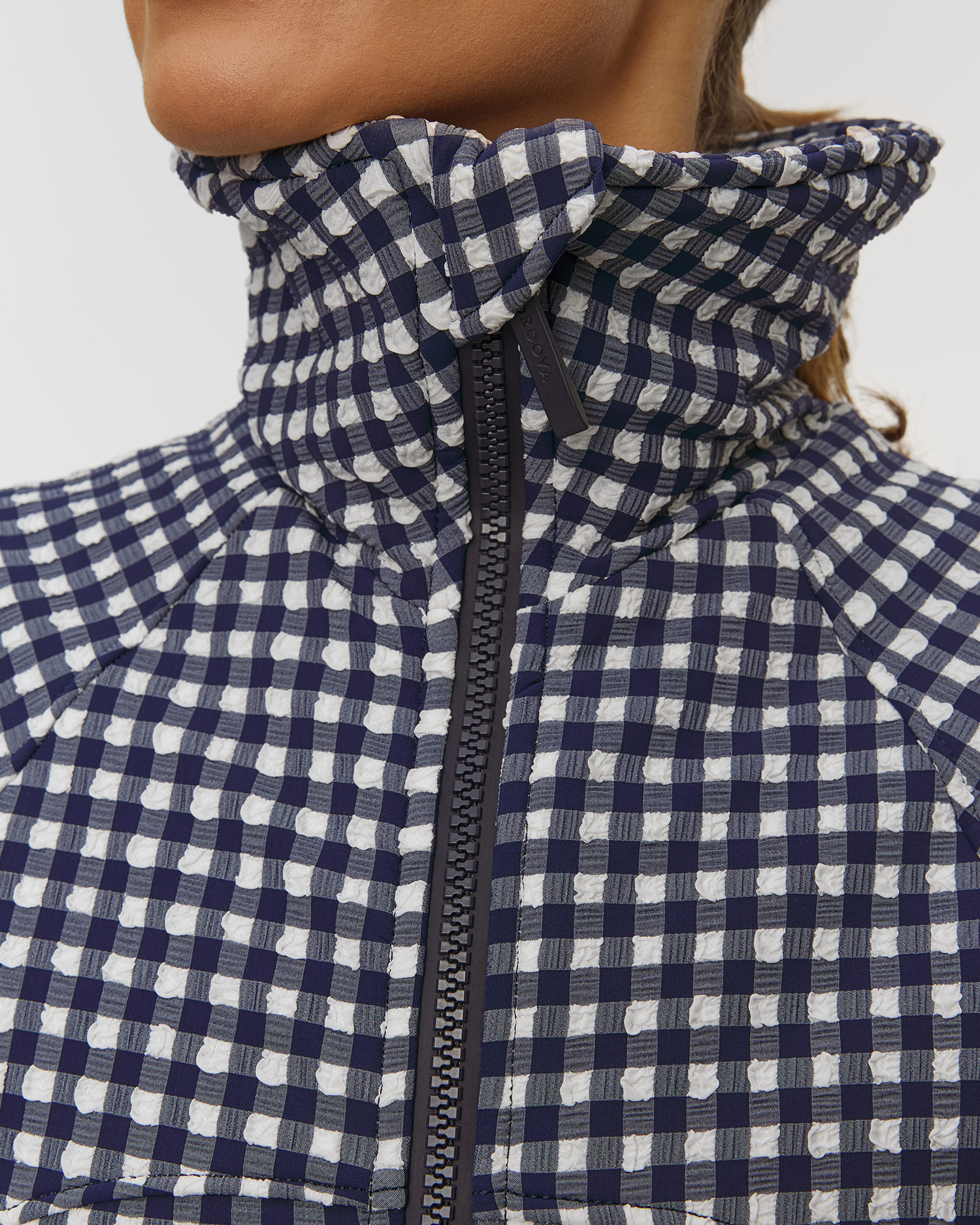 Women's checkered ski suit Cordova Chatel