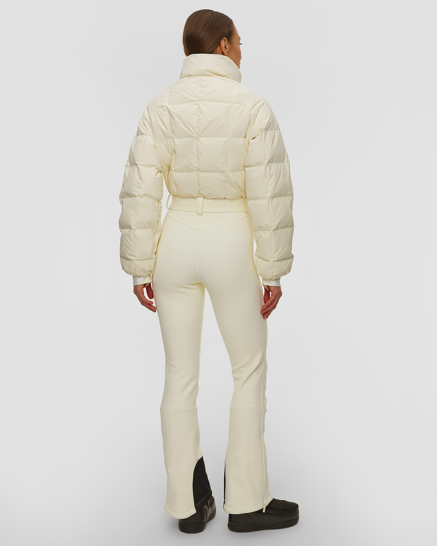 Women's cream ski jumpsuit Cordova Hoodoo