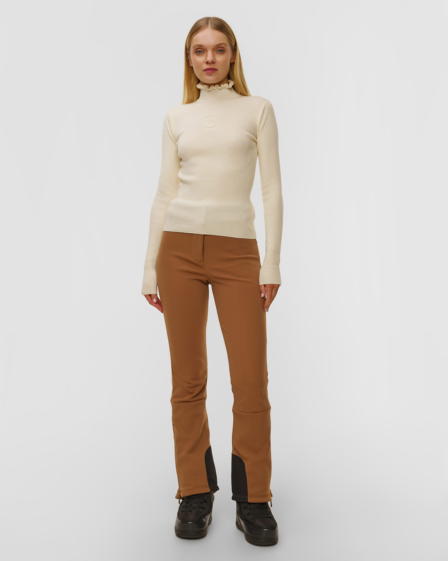 Cordova Kitz Damen-Rollkragenpullover aus Merinowolle