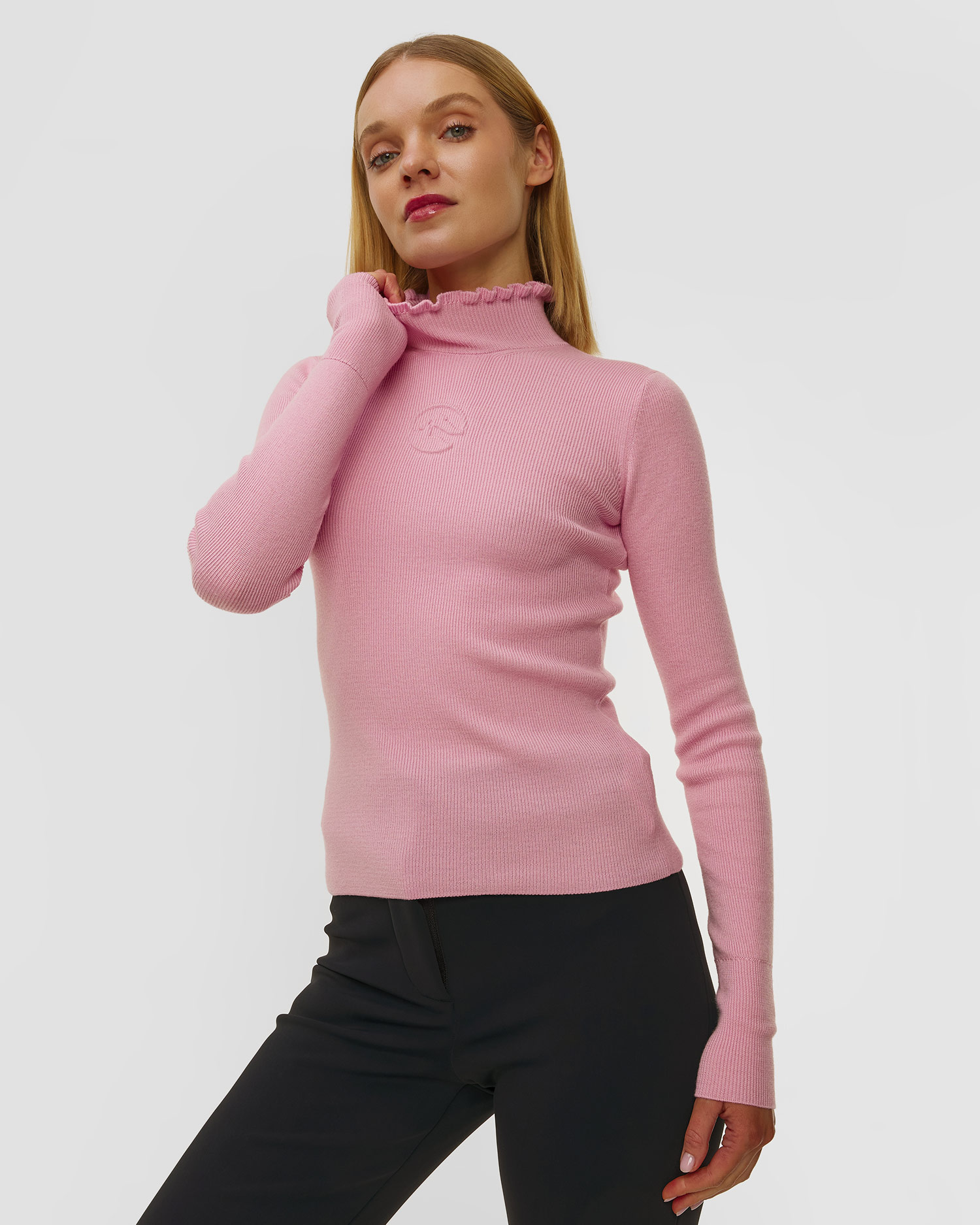 Cordova Kitz Damen-Rollkragenpullover aus Merinowolle