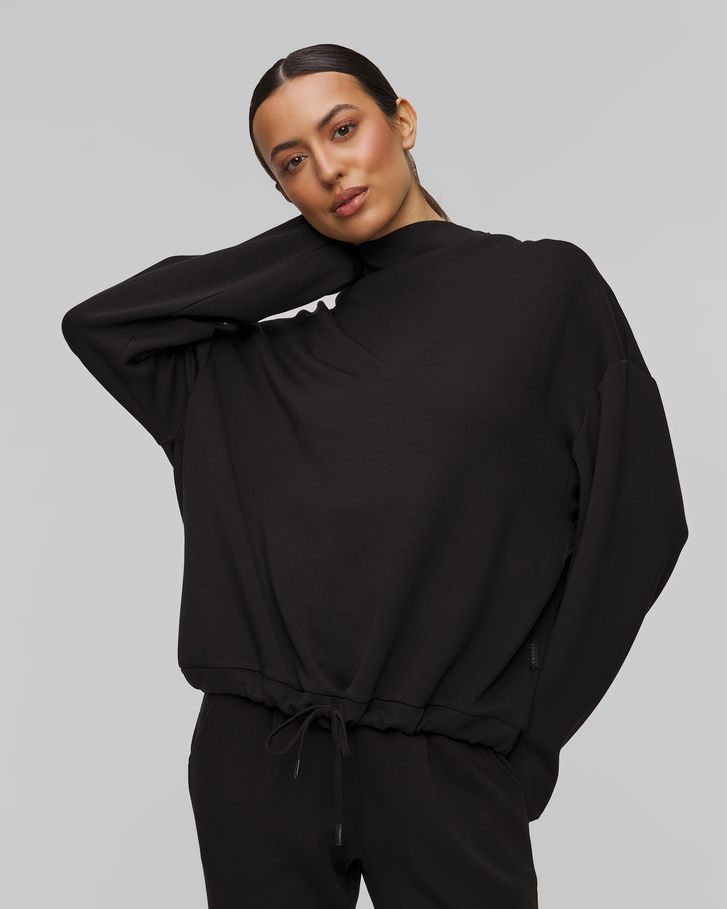 Sweat-shirt noir pour femmes Varley Betsy Sweat