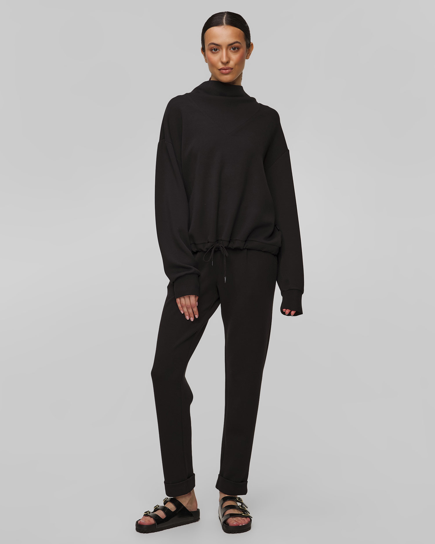 Varley Betsy Sweat Damen-Sweatshirt in Schwarz