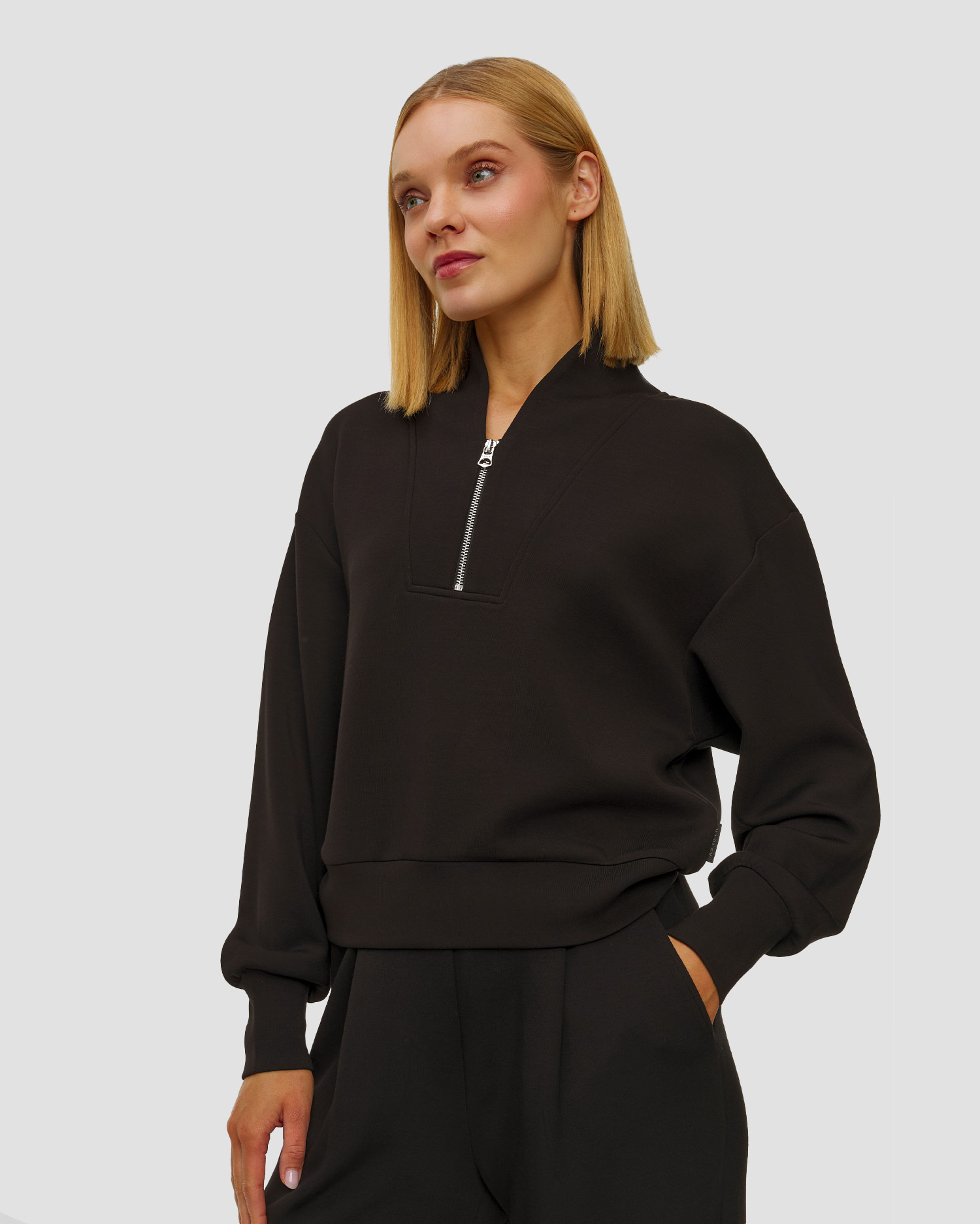 Varley Davidson Sweat Damen-Sweatshirt in Schwarz