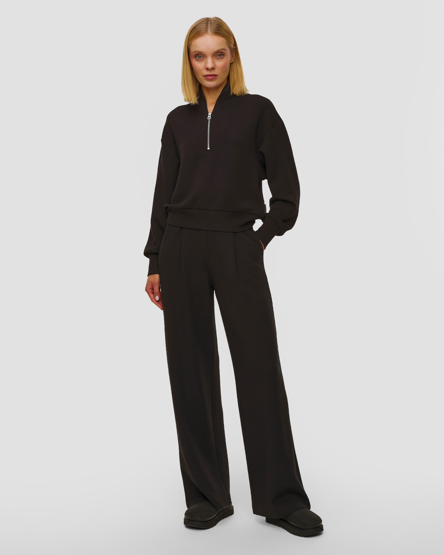 Varley Davidson Sweat Damen-Sweatshirt in Schwarz
