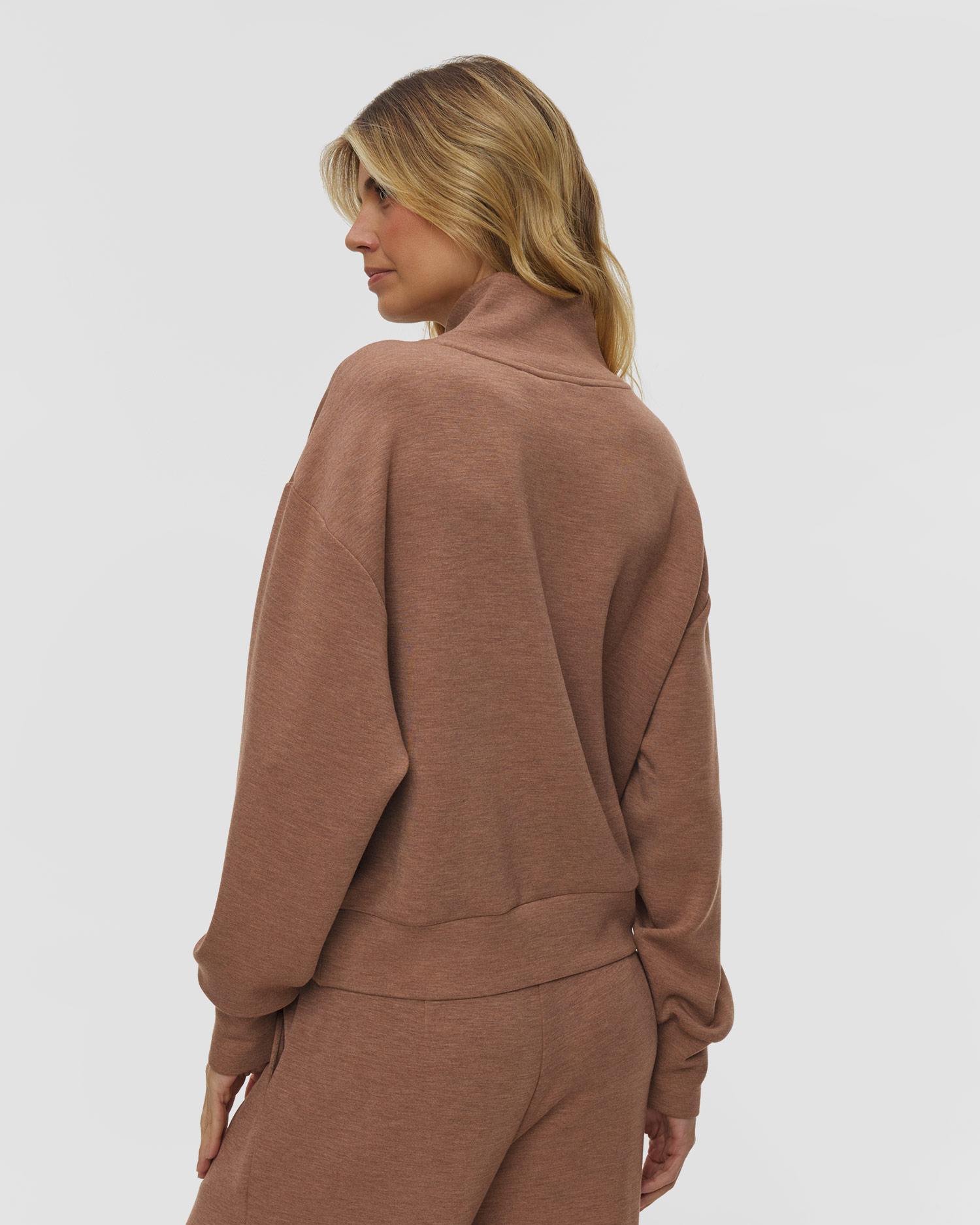 Varley Davidson Sweat Damen-Sweatshirt in Braun