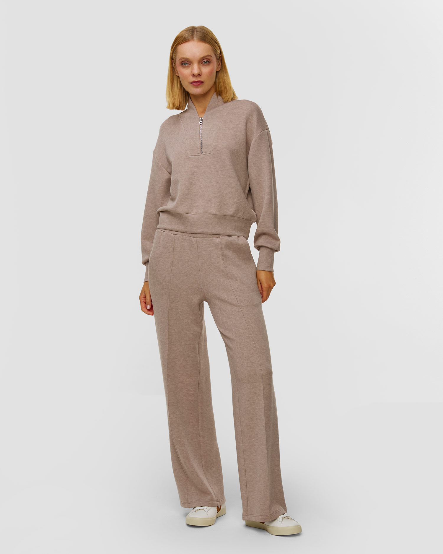 Brązowa bluza damska Varley Davidson Sweat