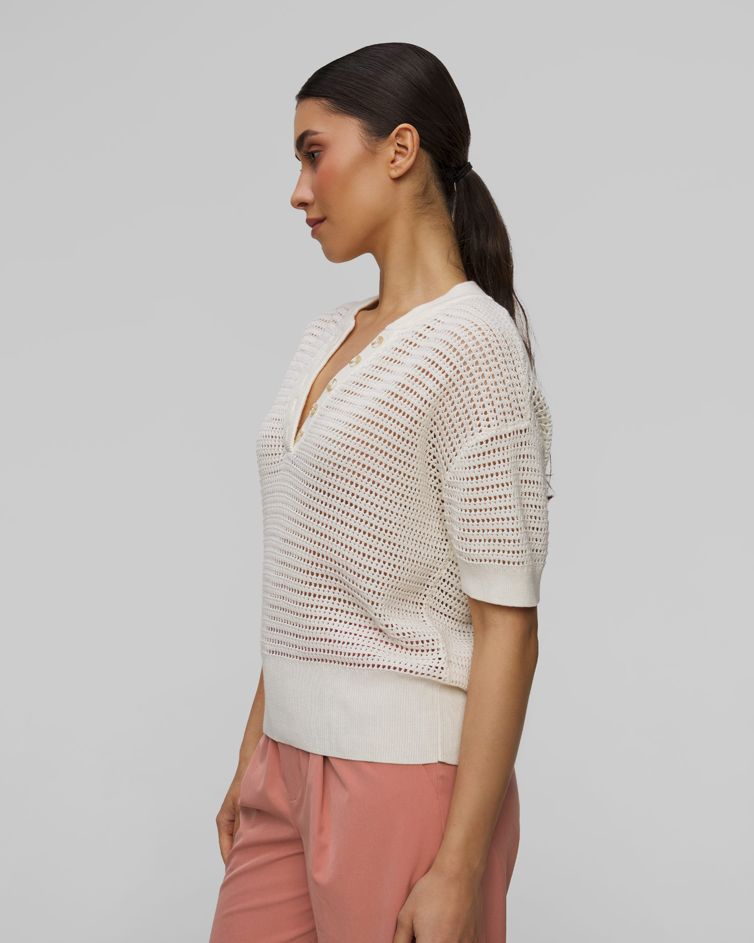 Top traforato da donna Varley Callie Knit Top