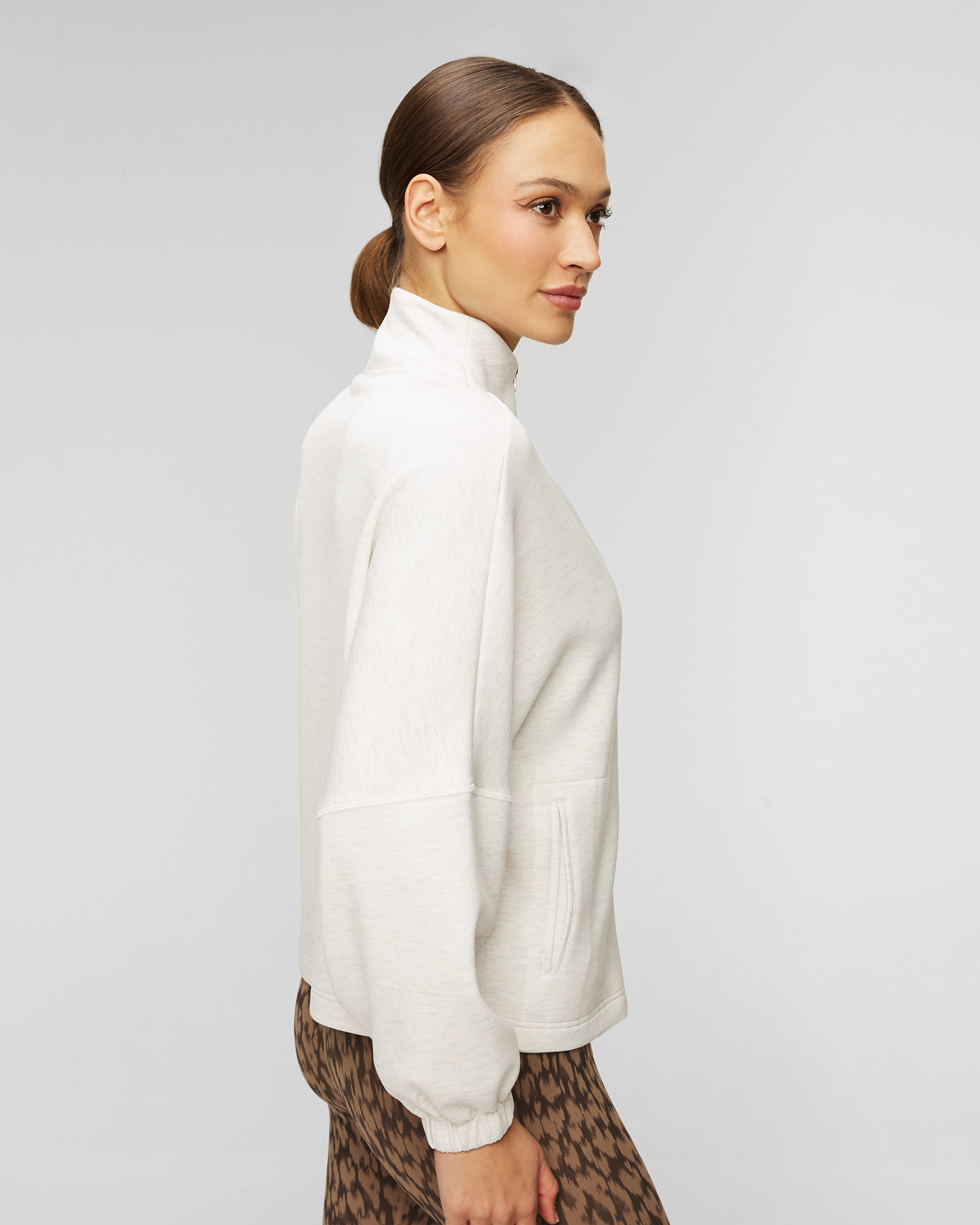 Dámska sivá mikina Varley Ashbury Zip Through