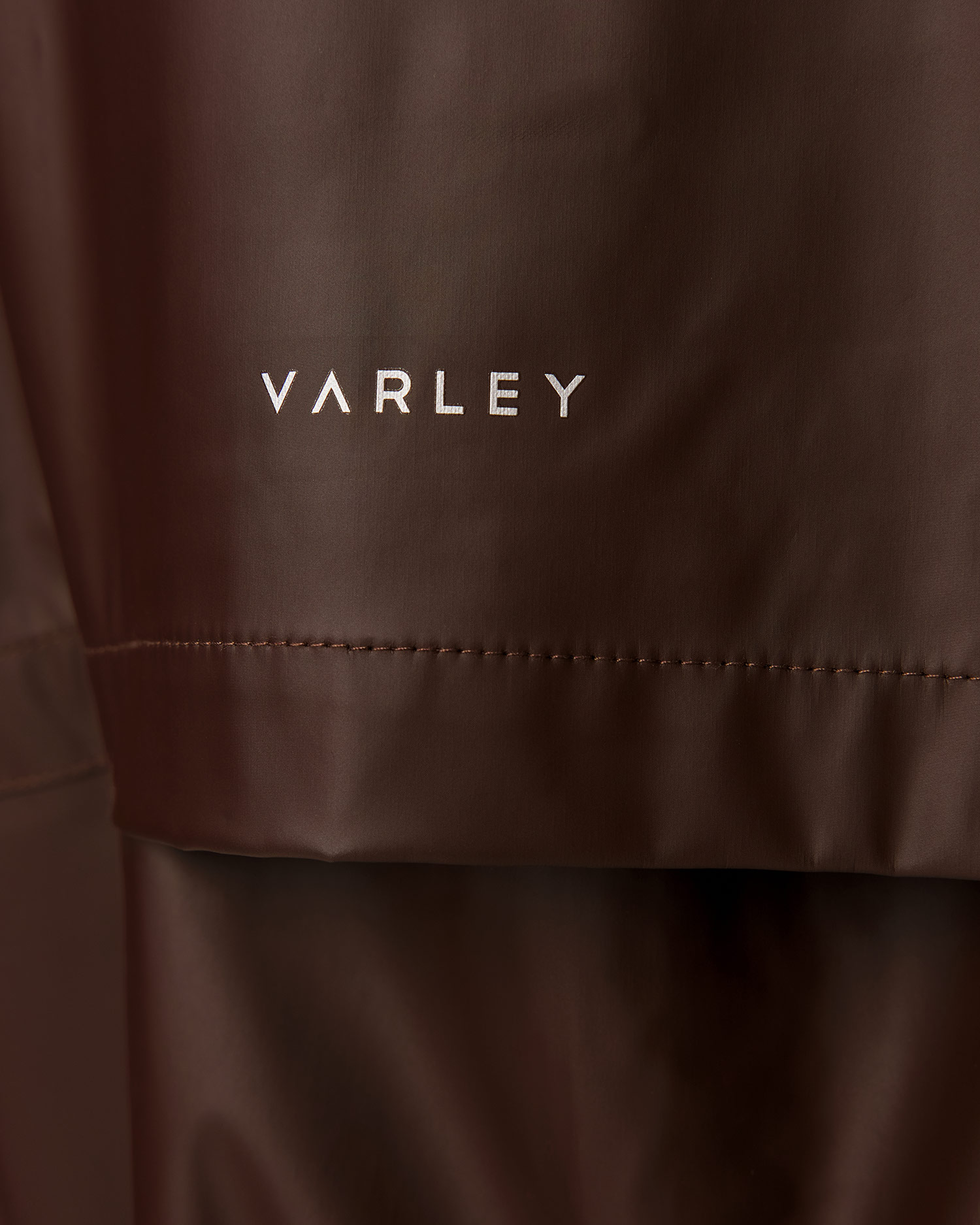 Dámsky hnedý plášť do dažďa Varley Kirsten Rain Coat