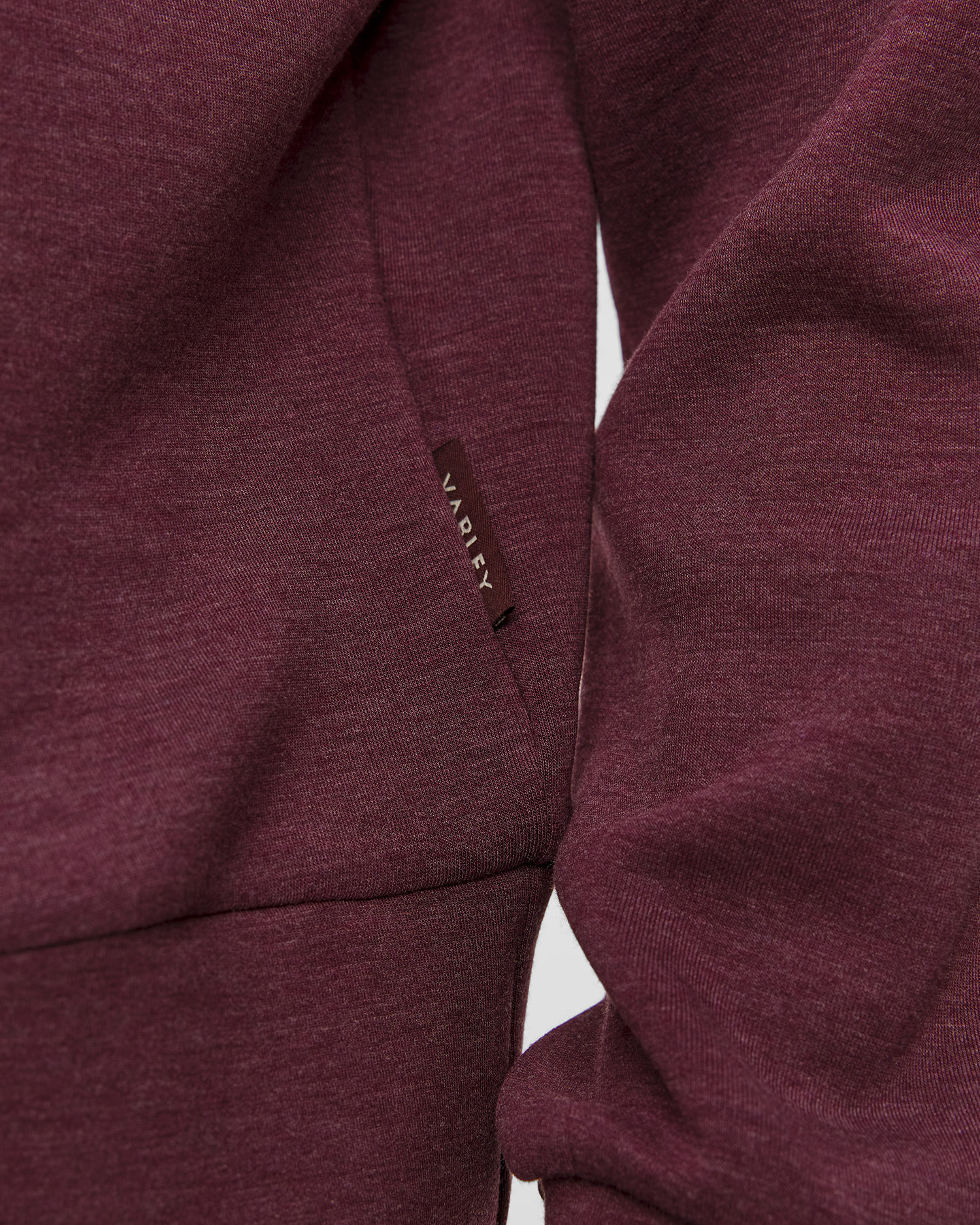 Varley Hawley Half Zip Sweat Damen-Sweatshirt in Dunkelrot