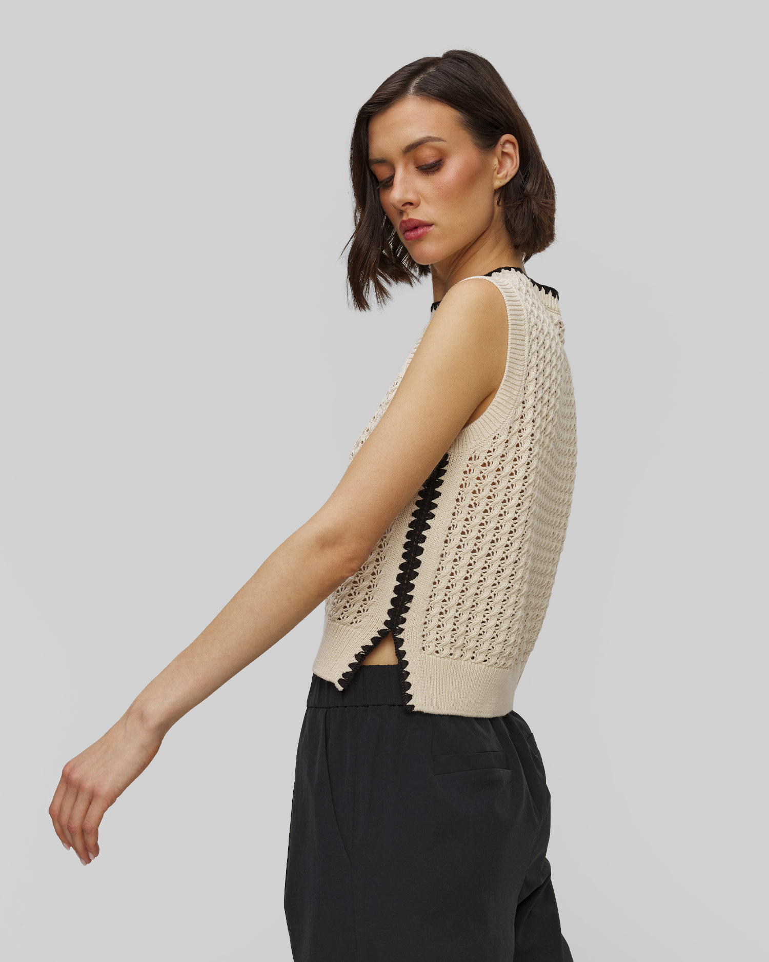 Kamizelka dzianinowa damska Varley Delaney Knit Vest