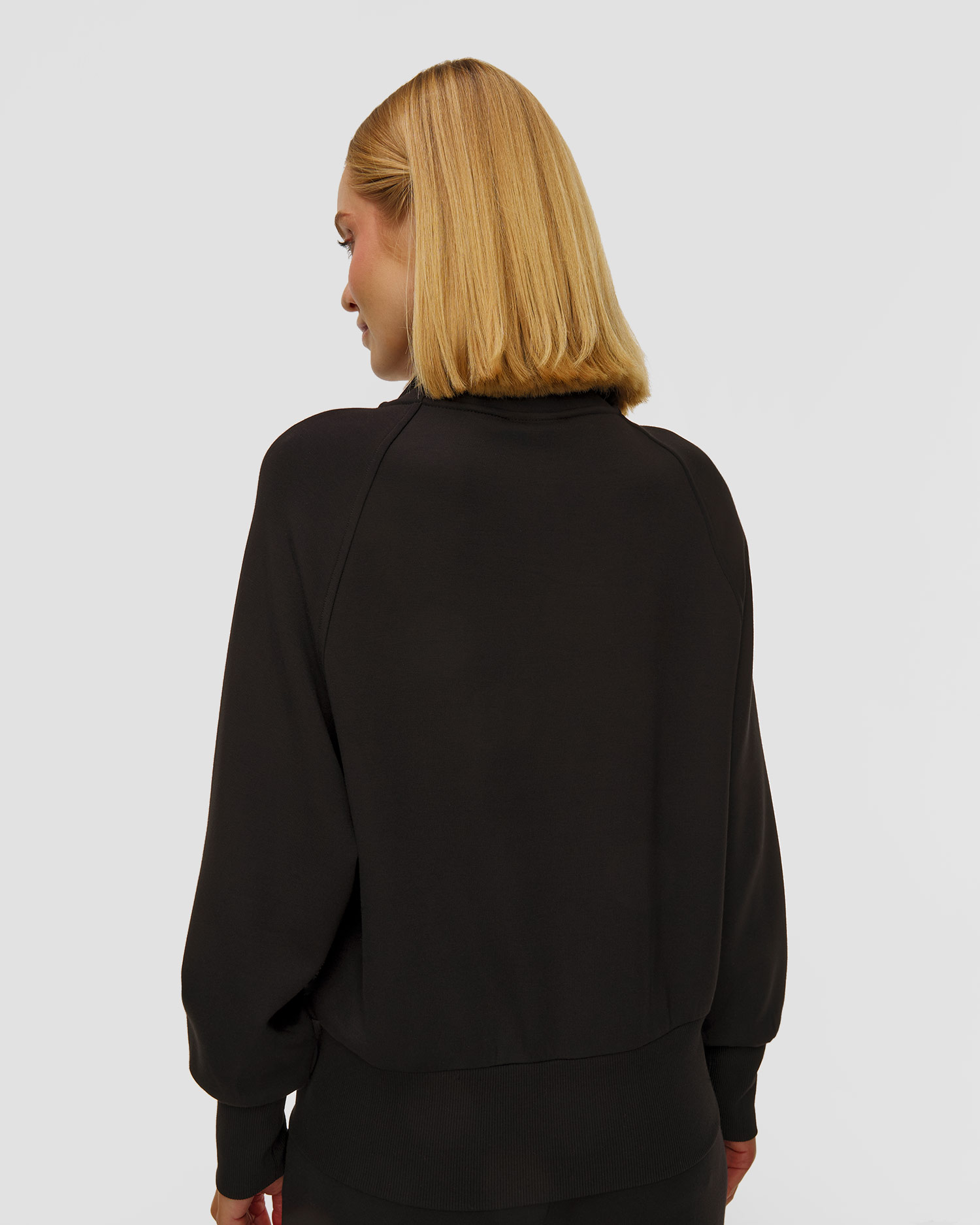 Women's black sweatshirt Varley Roxbury Zip Through