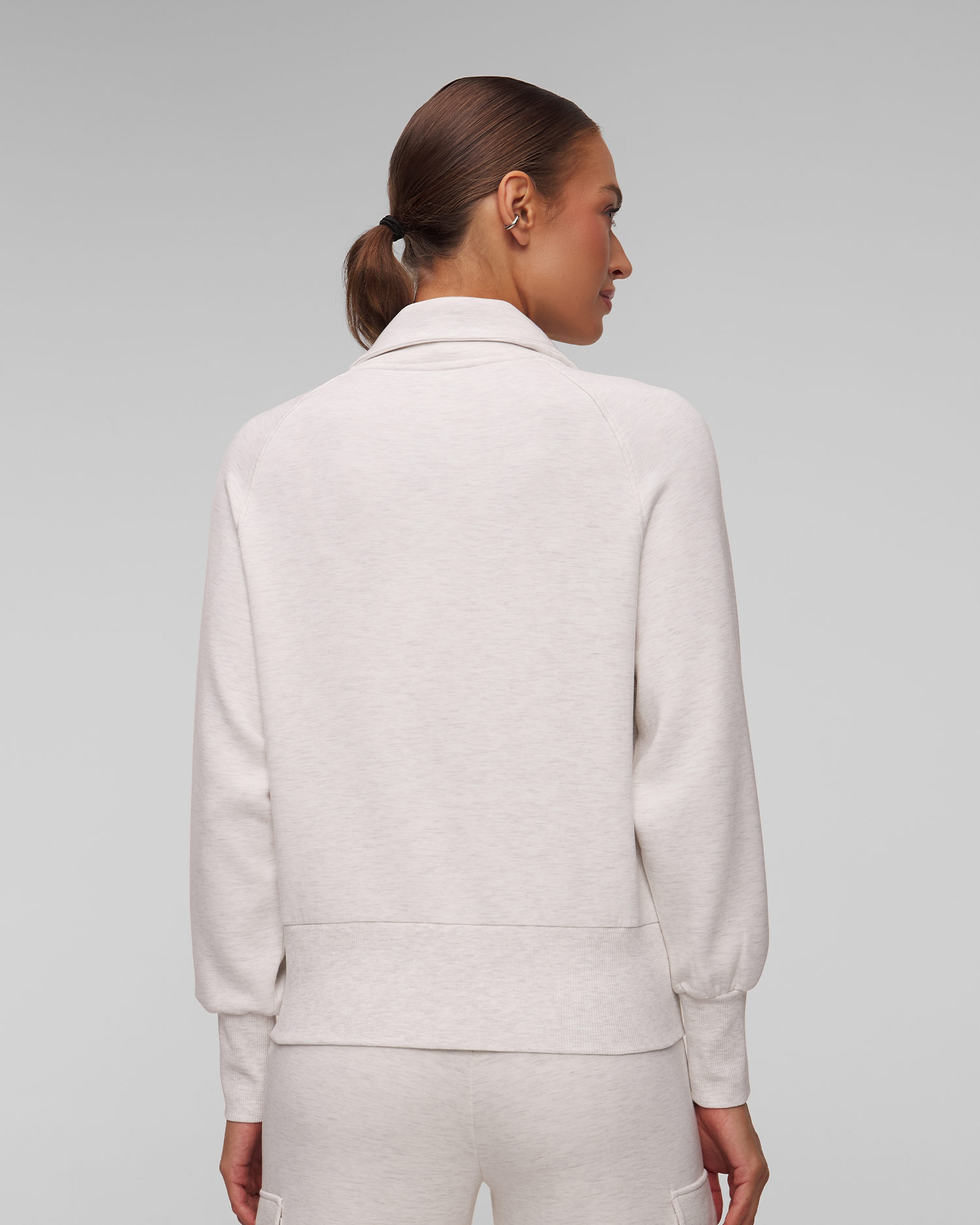 Dámska sivá mikina Varley Roxbury Zip Through