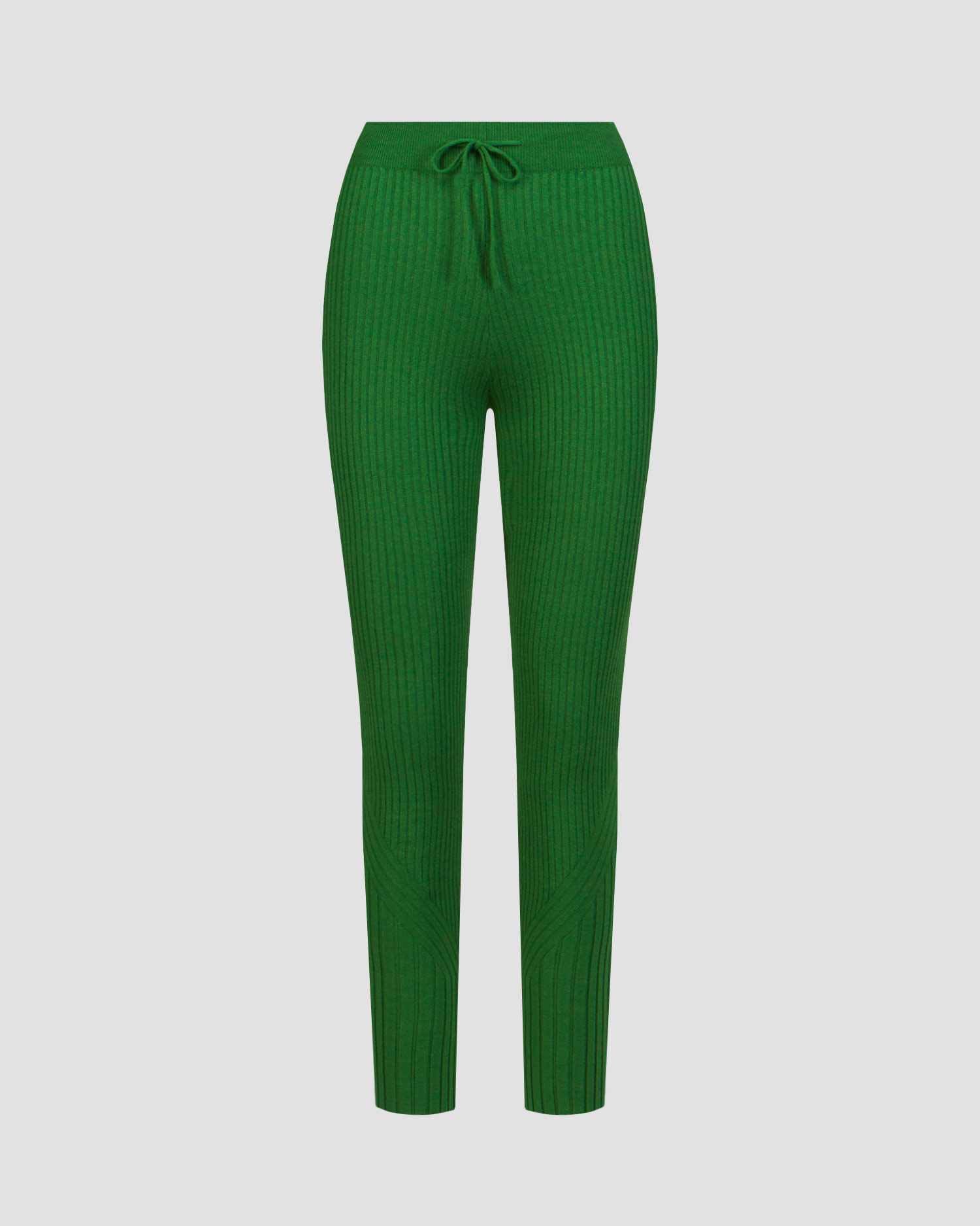 Leggings verts pour femmes Varley Mocado Rib Knit Legging