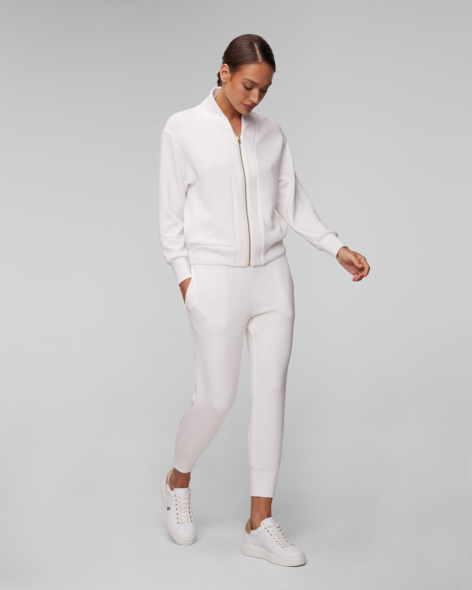 Women's white sweatpants Varley The Slim Cuff Pant 25