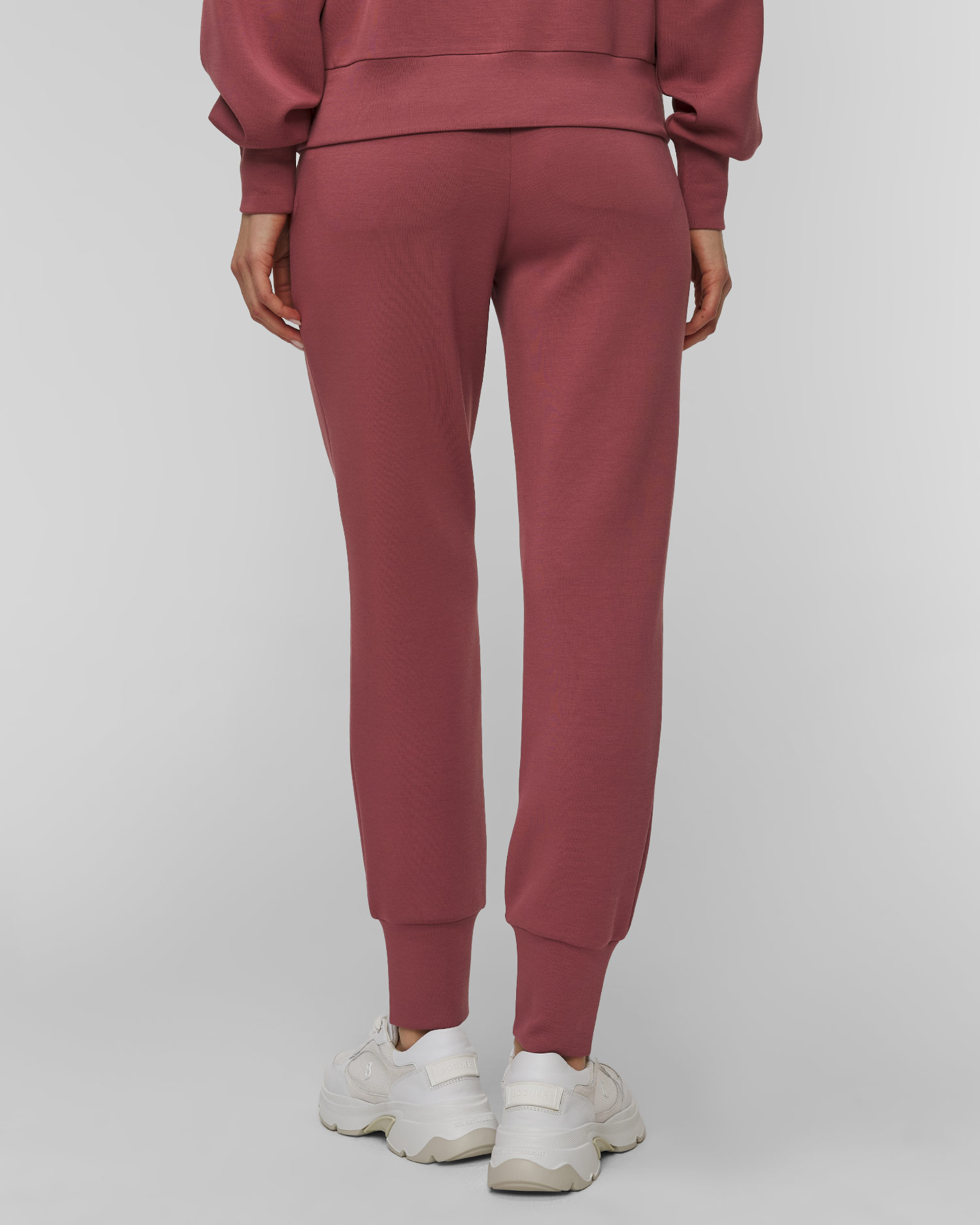 Dámské tepláky z viskózy Varley The Slim Cuff Pant 27.5 v Růžové Barvě