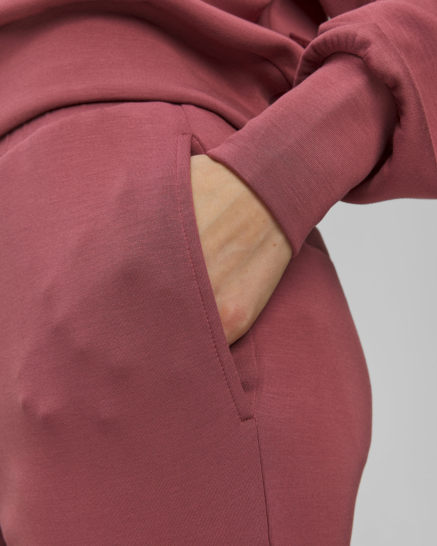 Dámské tepláky z viskózy Varley The Slim Cuff Pant 27.5 v Růžové Barvě