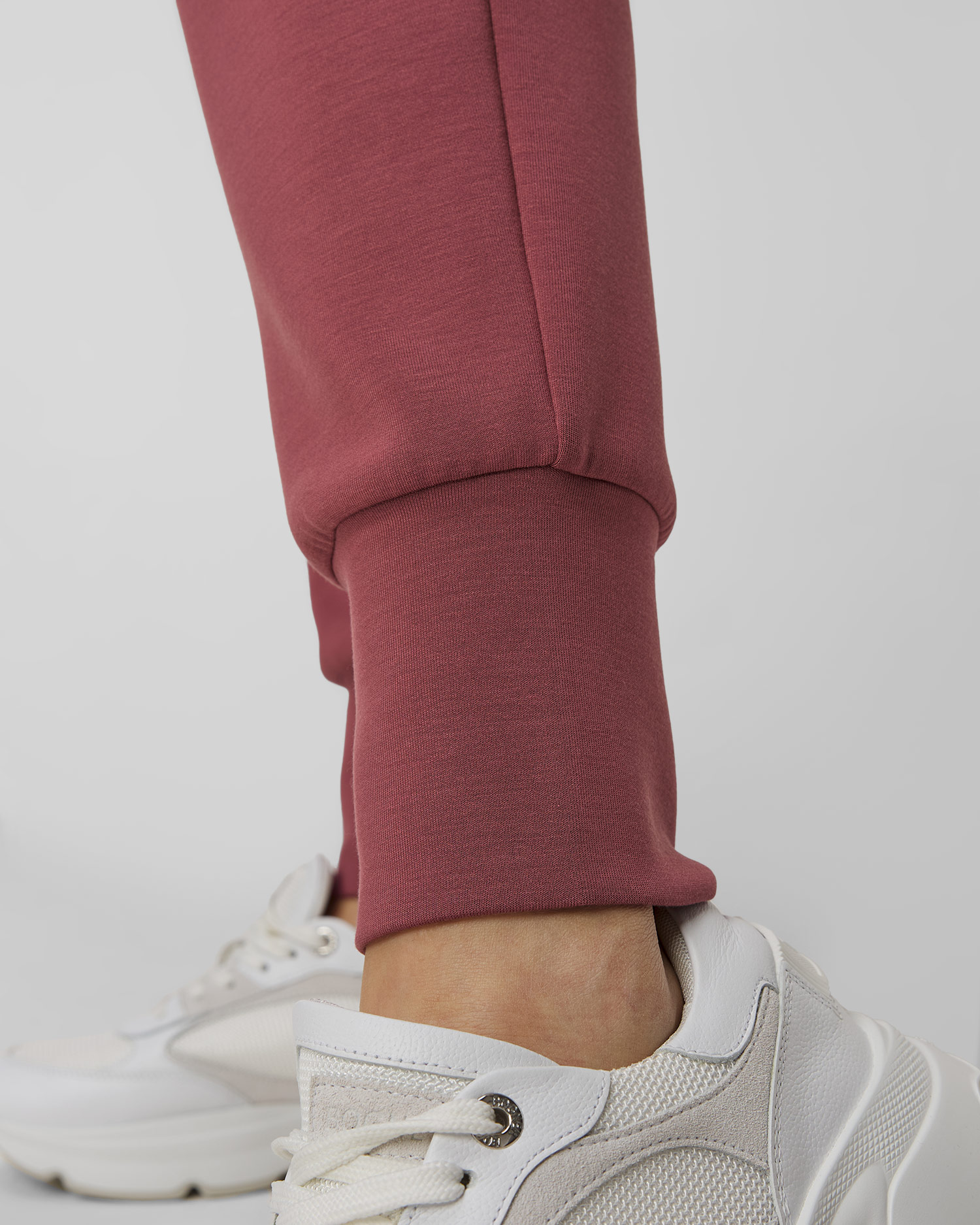 Dámské tepláky z viskózy Varley The Slim Cuff Pant 27.5 v Růžové Barvě